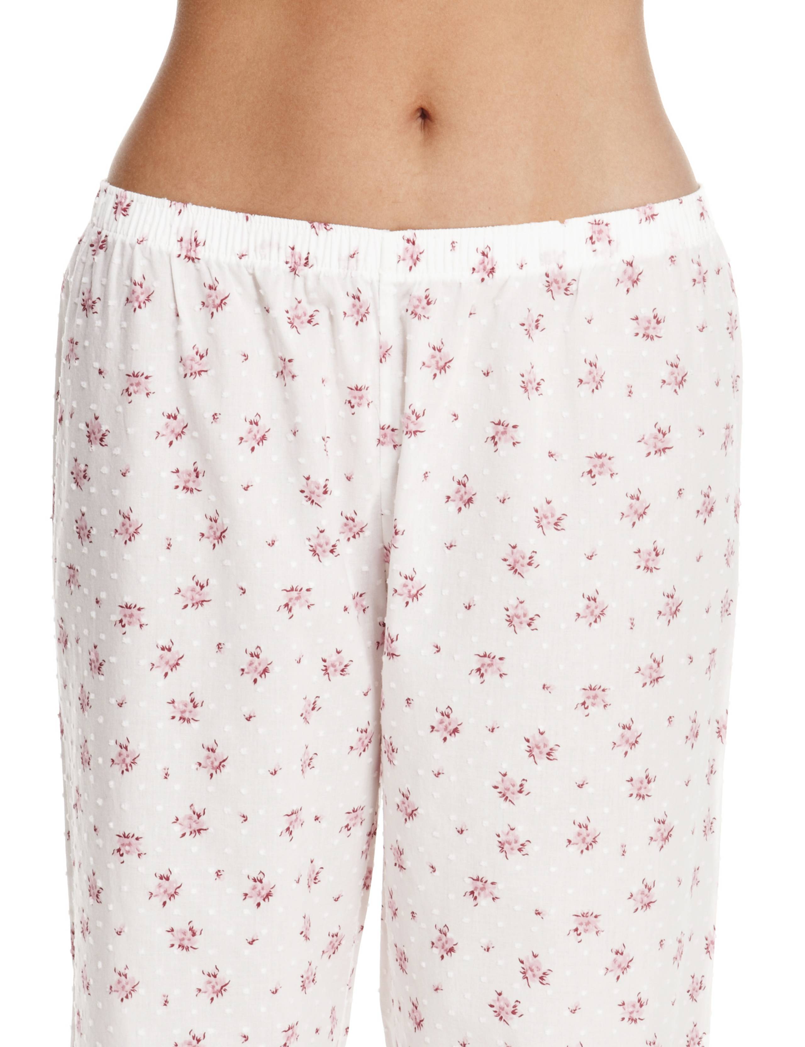 Pure Cotton Rose Print Pyjamas with Cool Comfort™ Technology 6 of 6