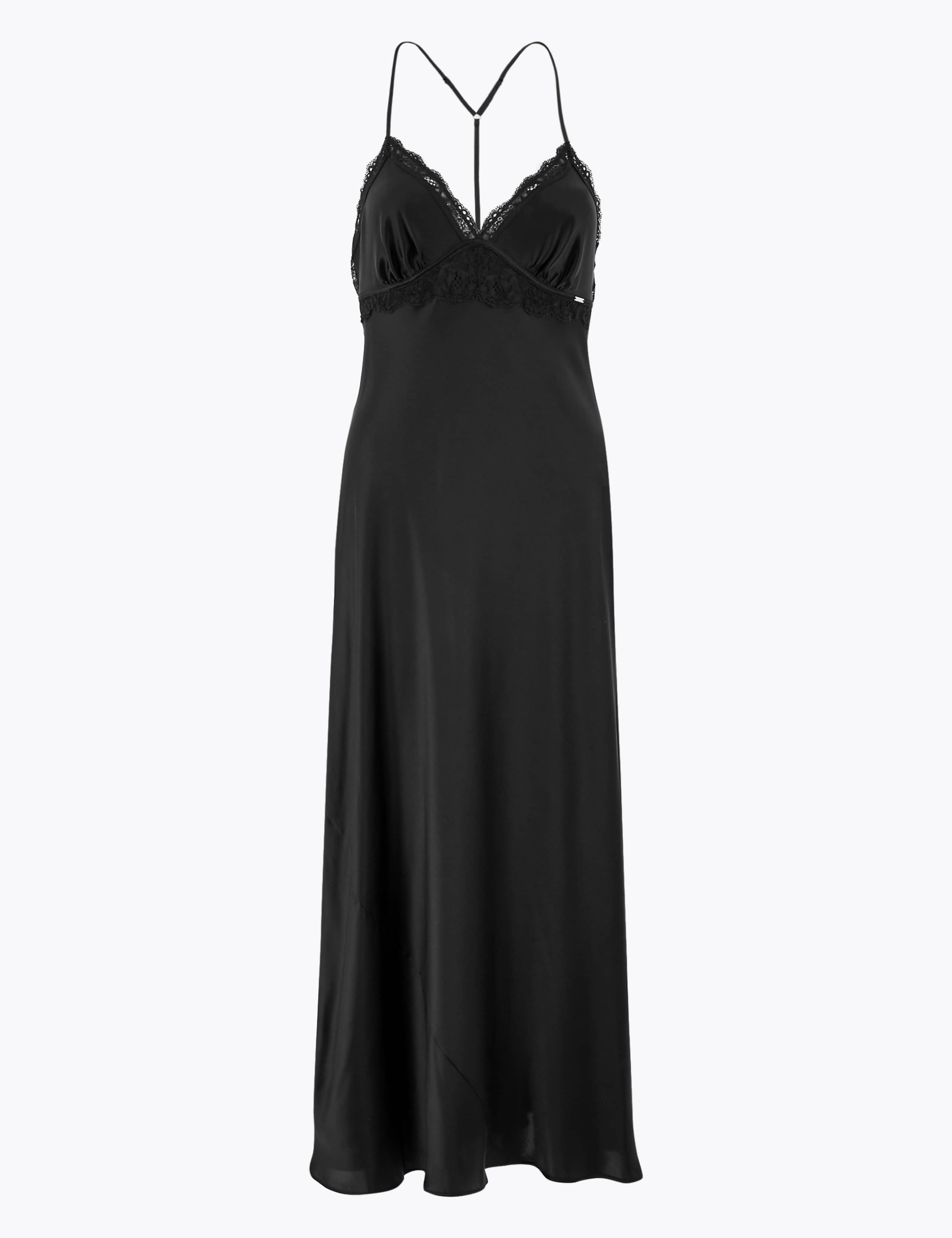 Silk & Lace Long Nightdress 2 of 4