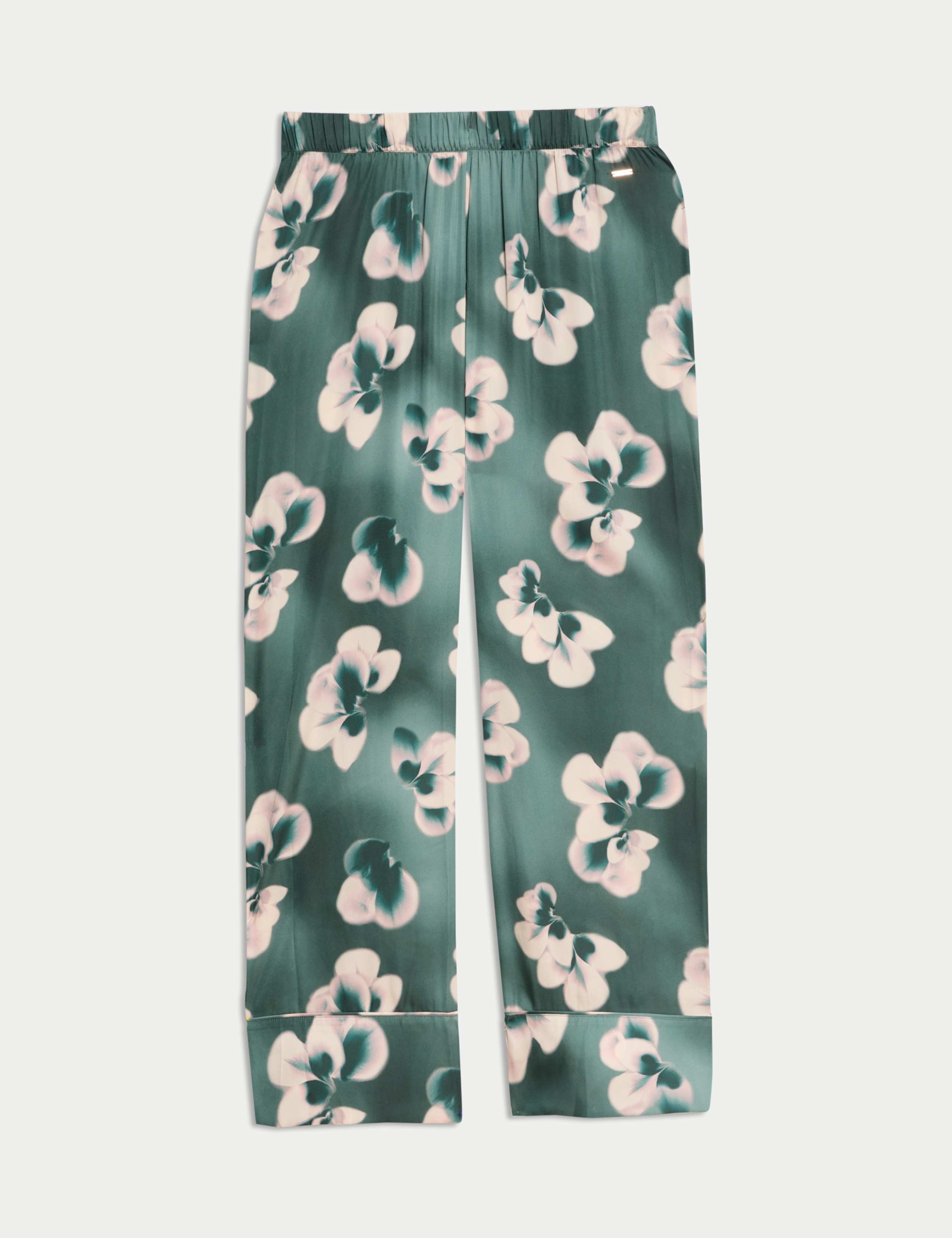 Satin Floral Pyjama Bottoms 2 of 4