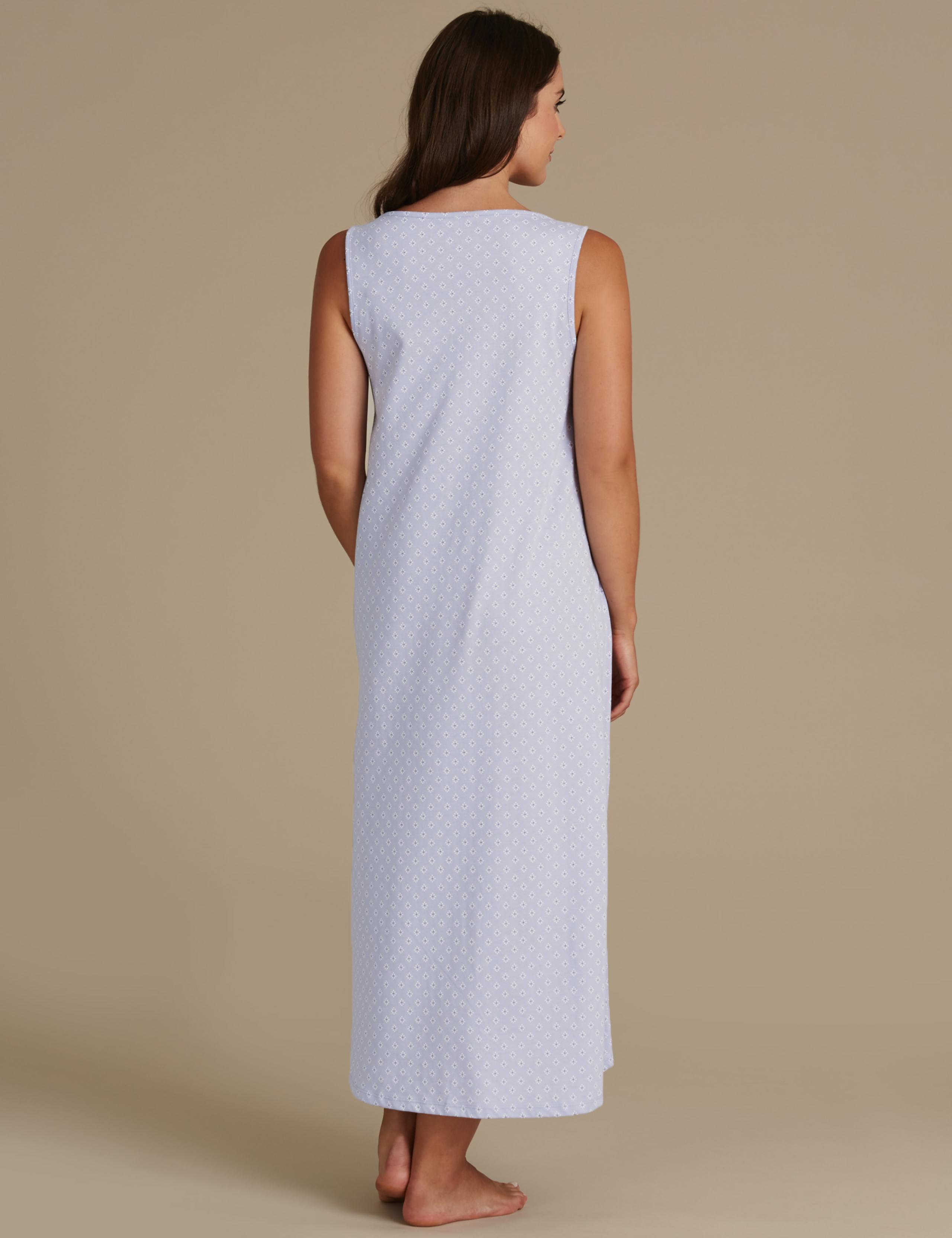 Printed Built-up Shoulder Nightdress 3 of 5