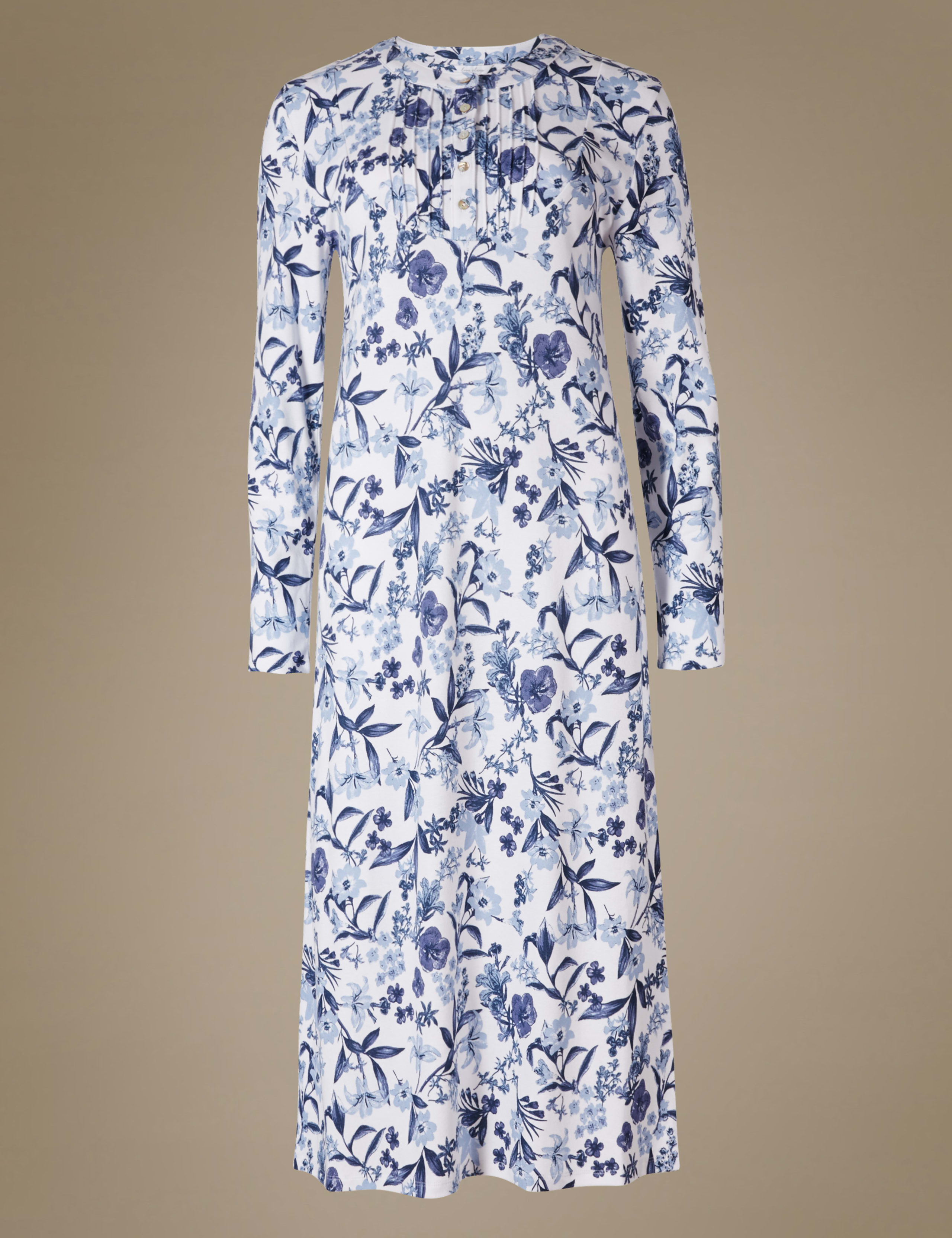 Pure Cotton Printed Nightdress 2 of 5