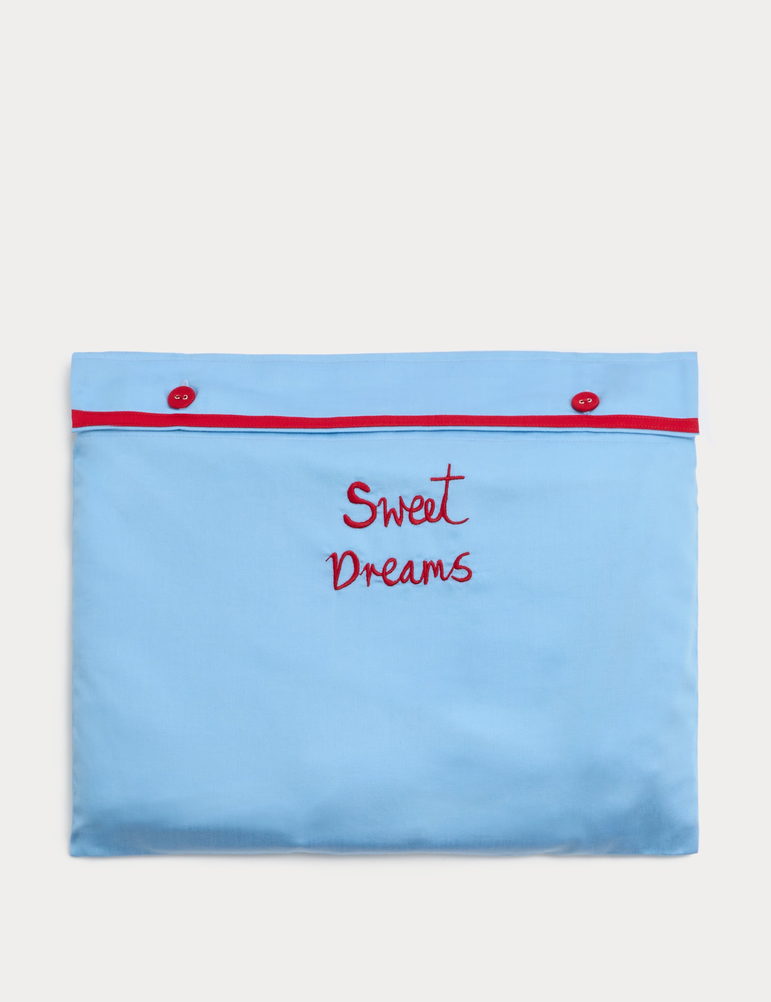 Pure Cotton Sateen Slogan Pyjama Set 6 of 7