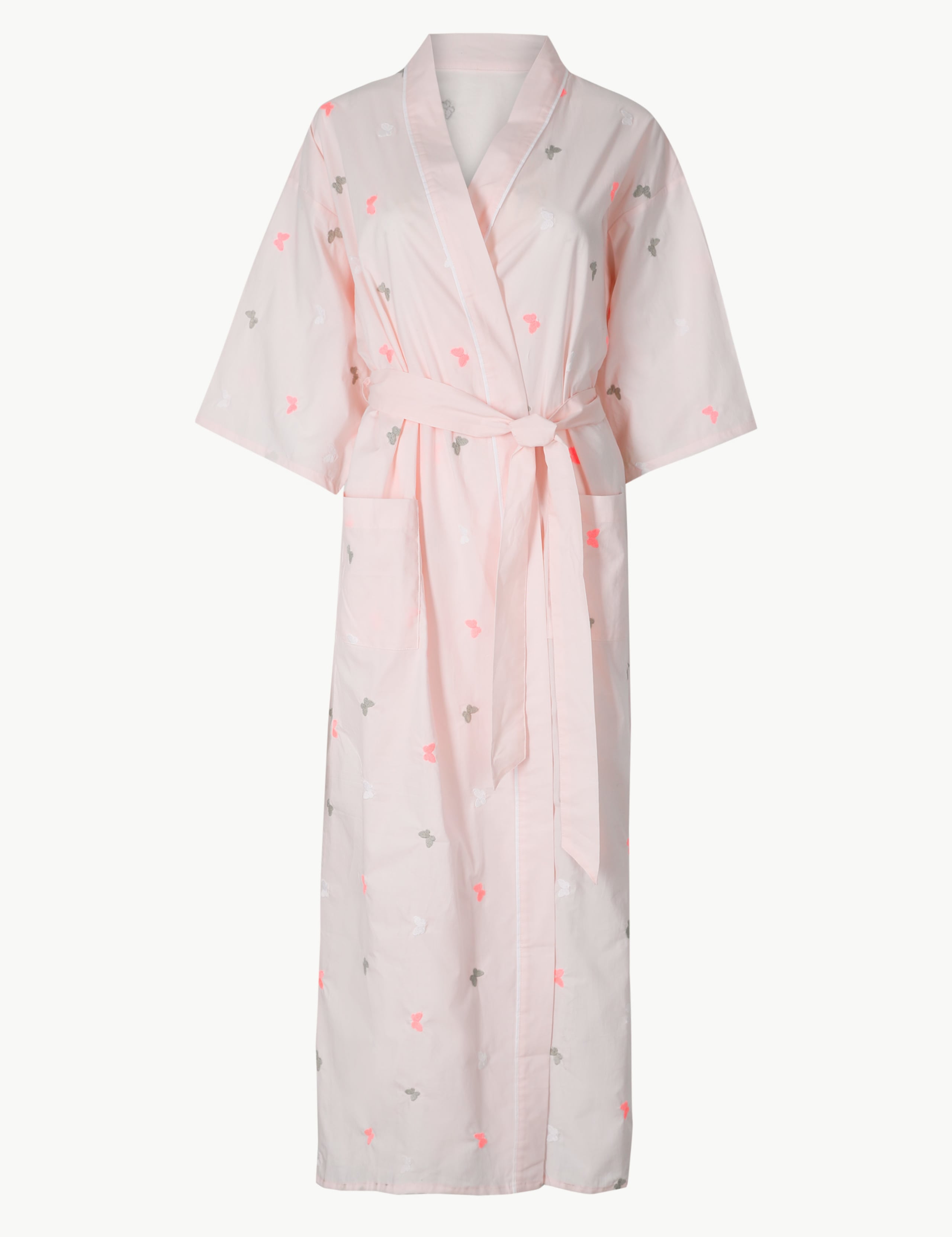 Pure Cotton Butterfly Dressing Gown 2 of 4