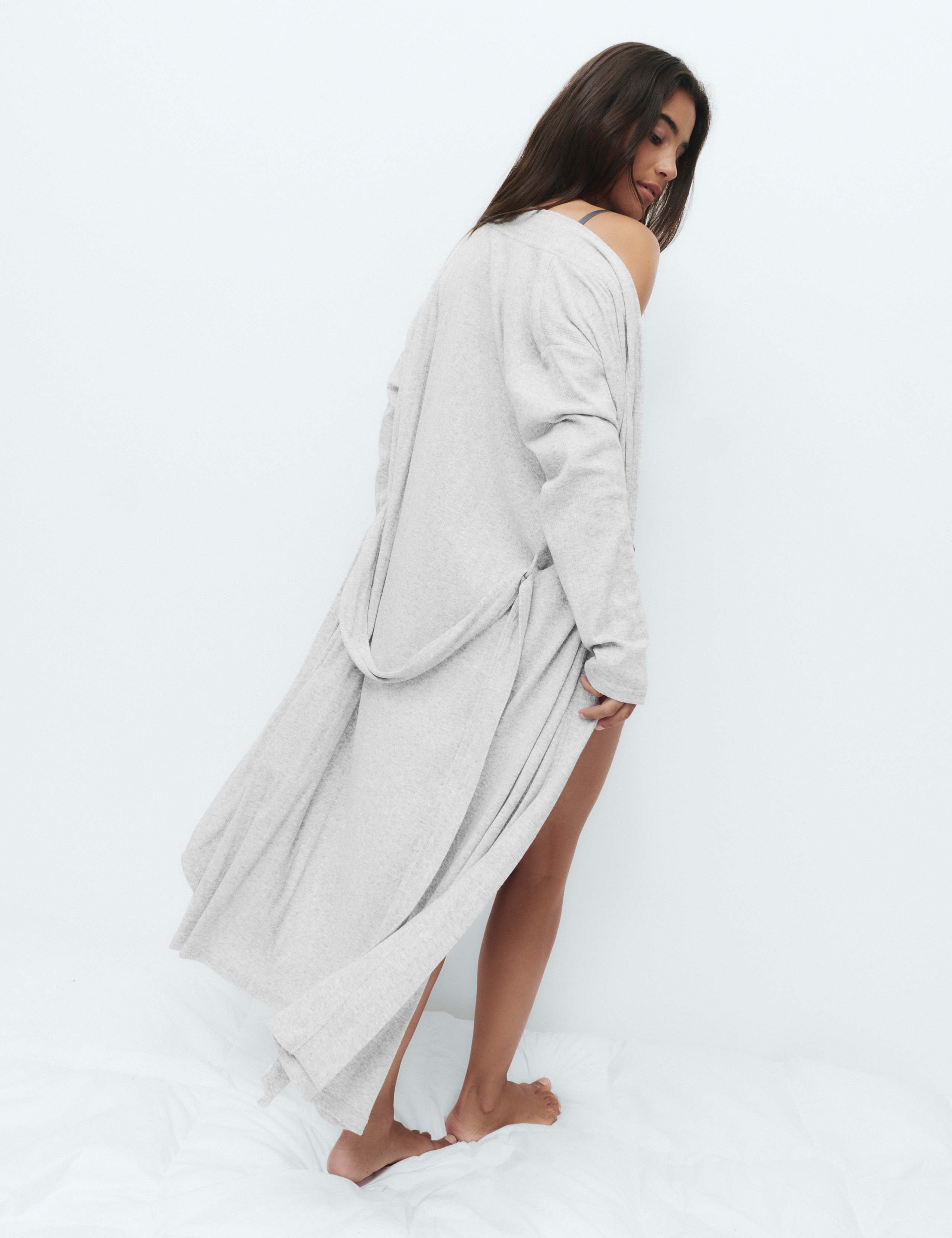 Cotton Blend Pointelle Wrap 3 of 5