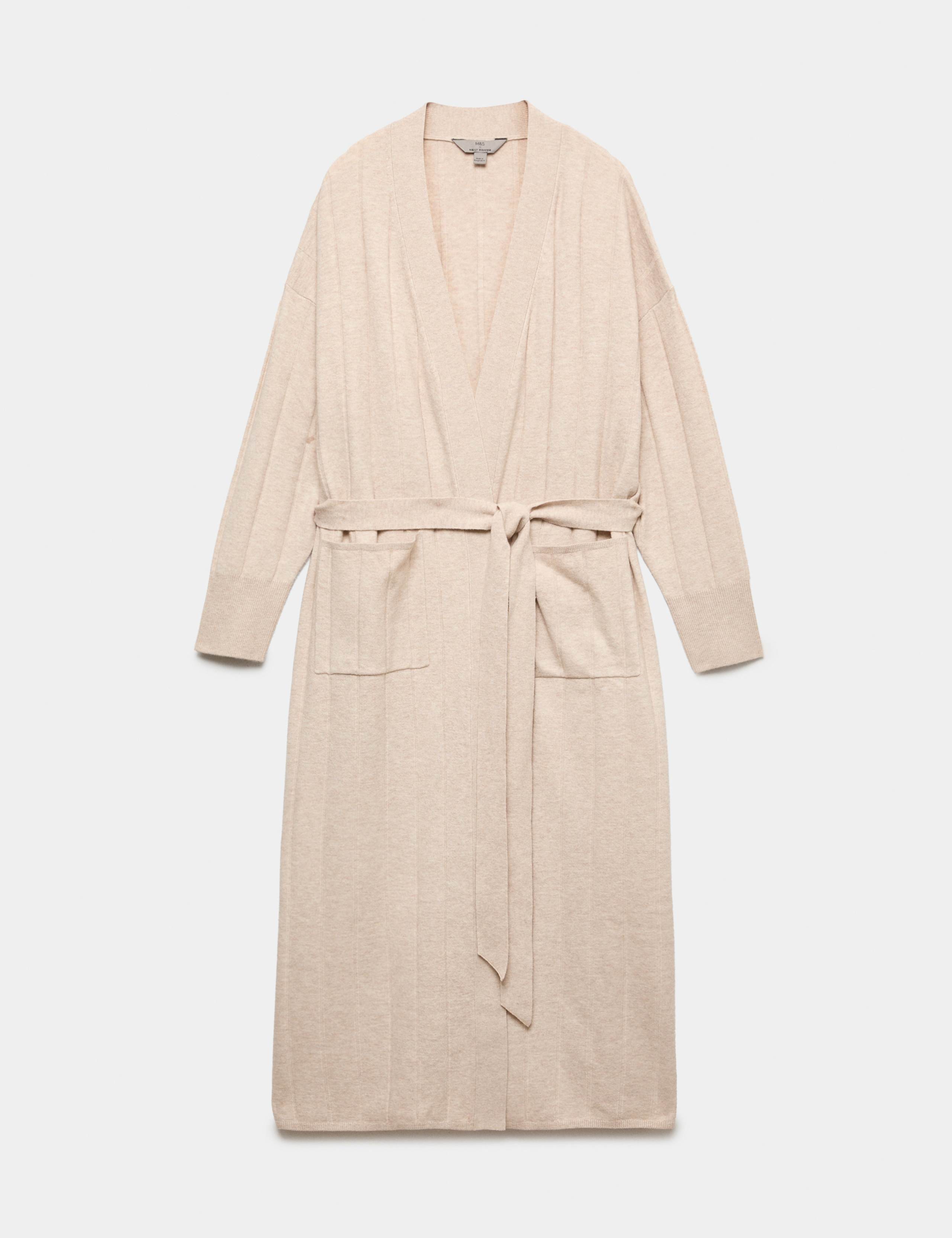 Knitted Robe with Cotton 2 of 6