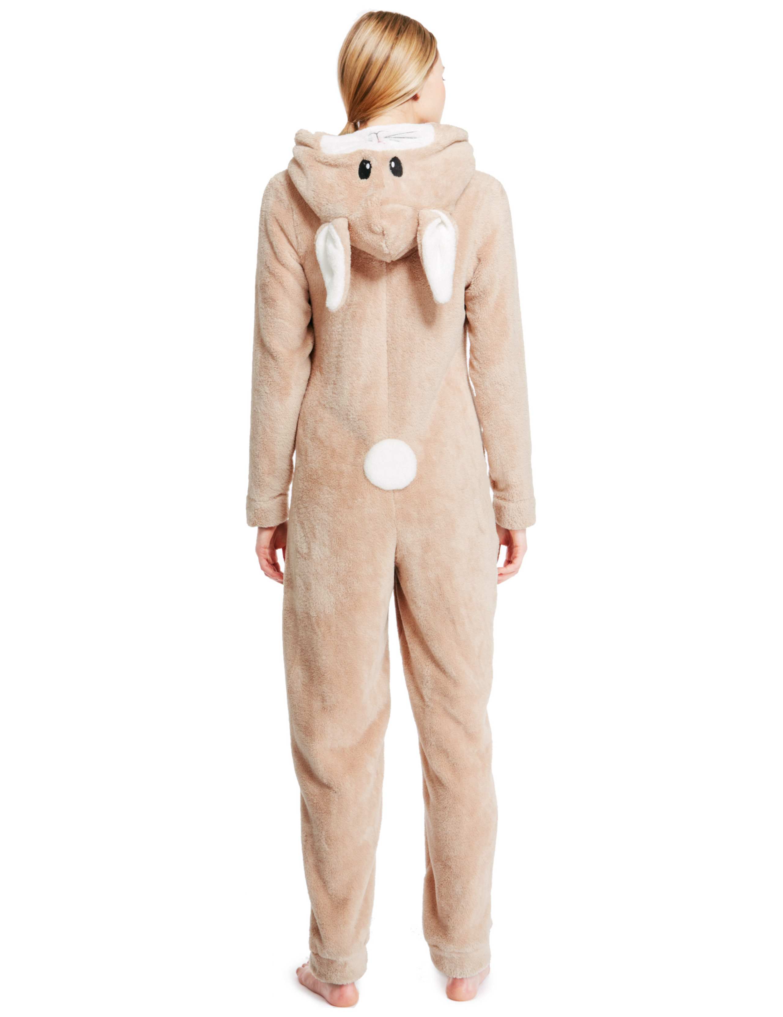 Hooded Bunny Cosy Fleece Onesie 4 of 5