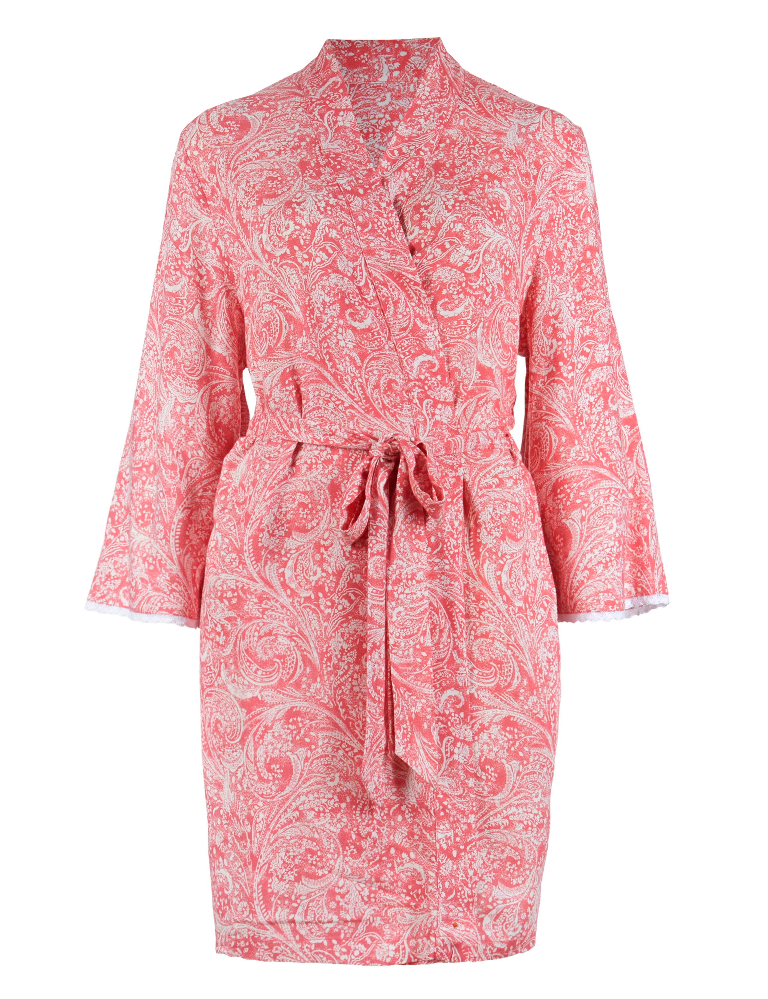 Paisley Print Belted Wrap with Cool Comfort™ Technology 2 of 3