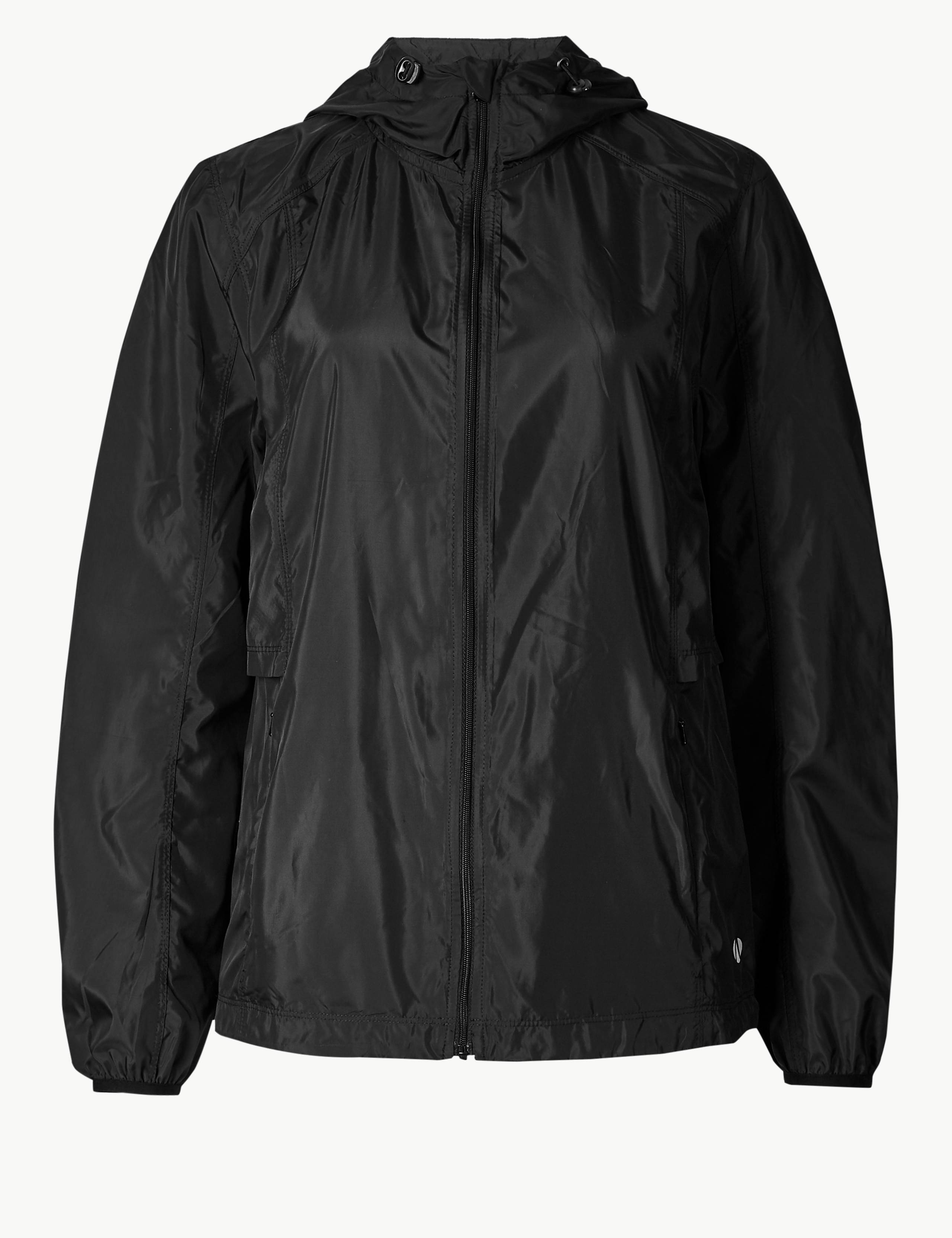 Hooded Long Sleeve Windbreaker Jacket 2 of 5
