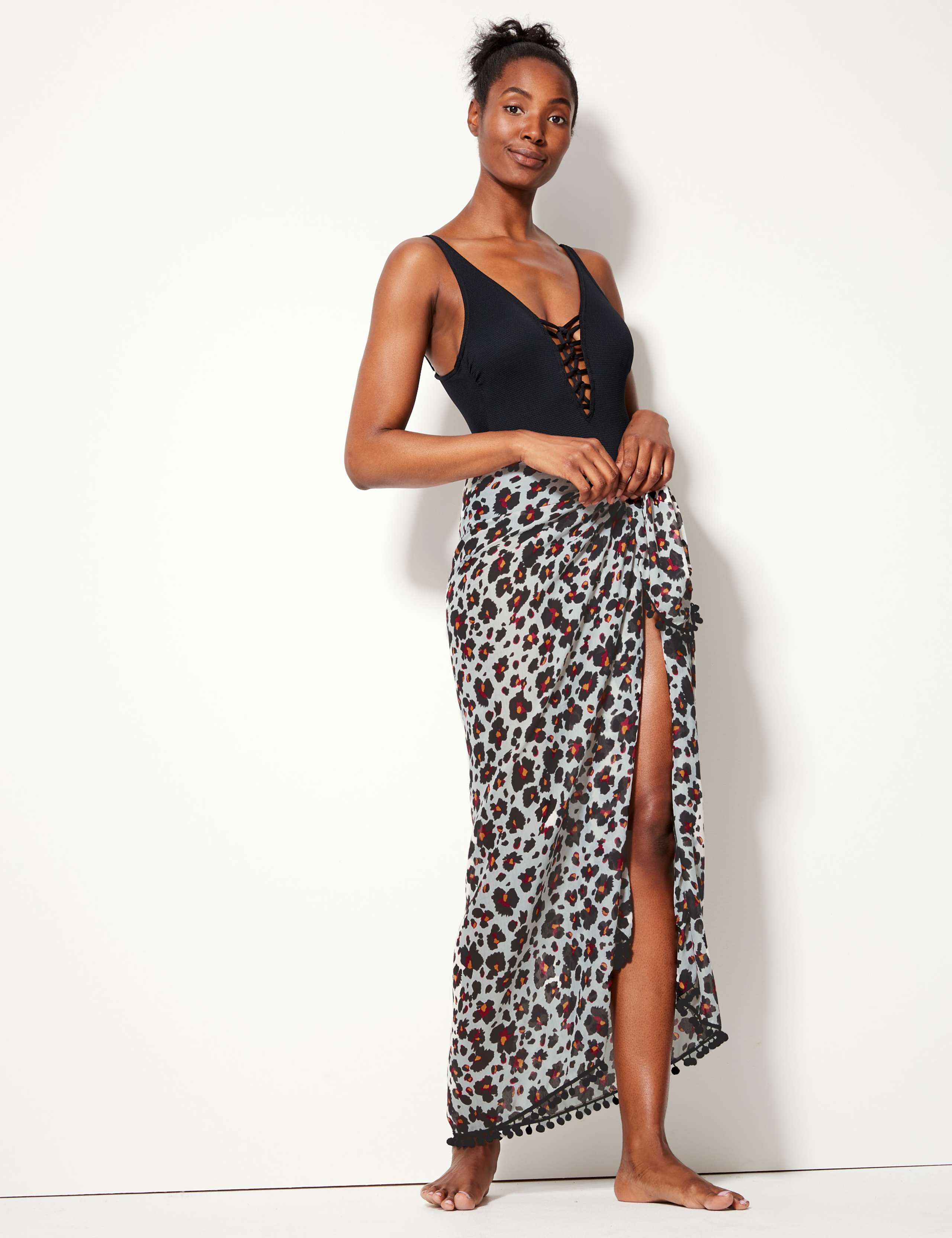 Animal Print Beach Sarong 1 of 4