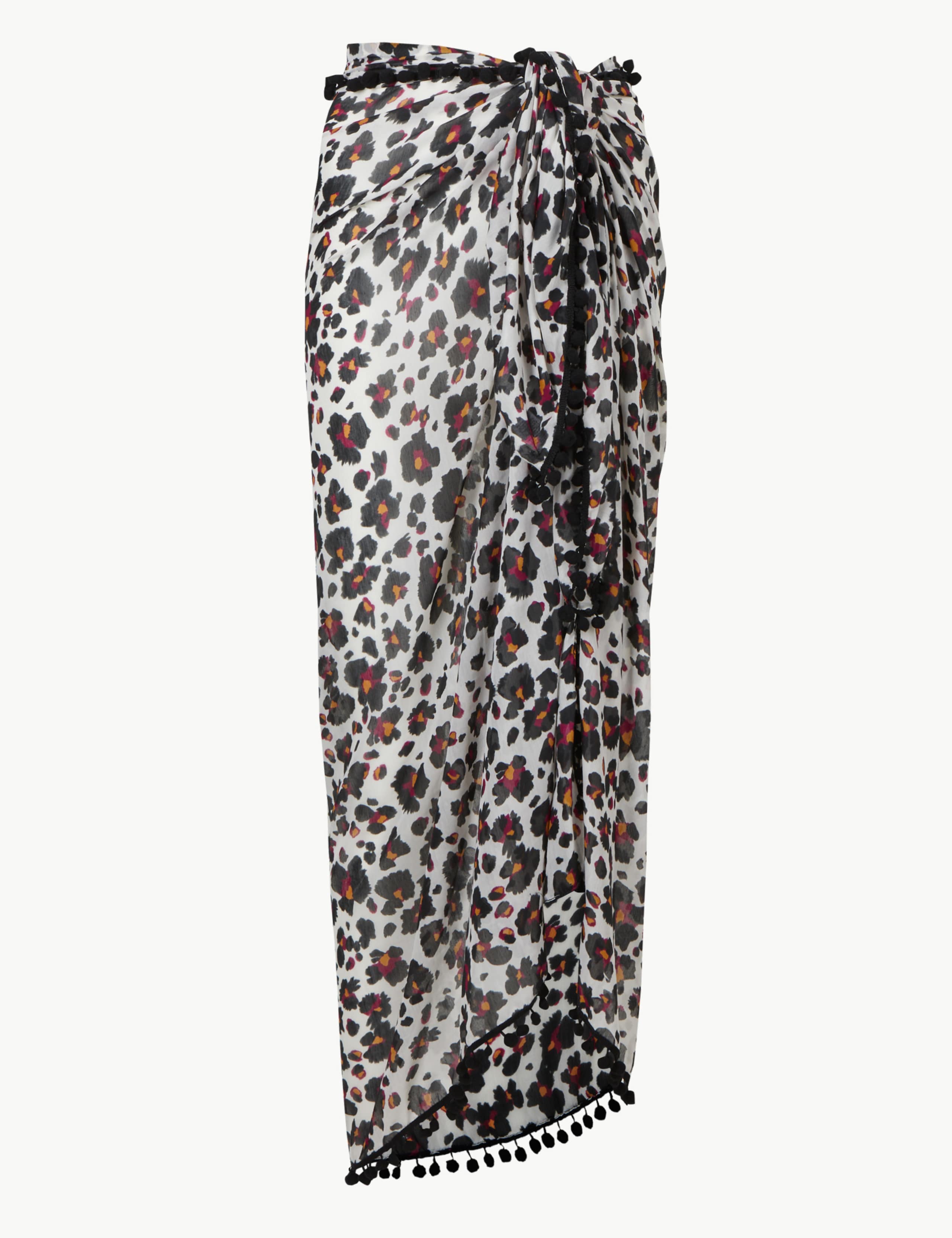 Animal Print Beach Sarong 2 of 4