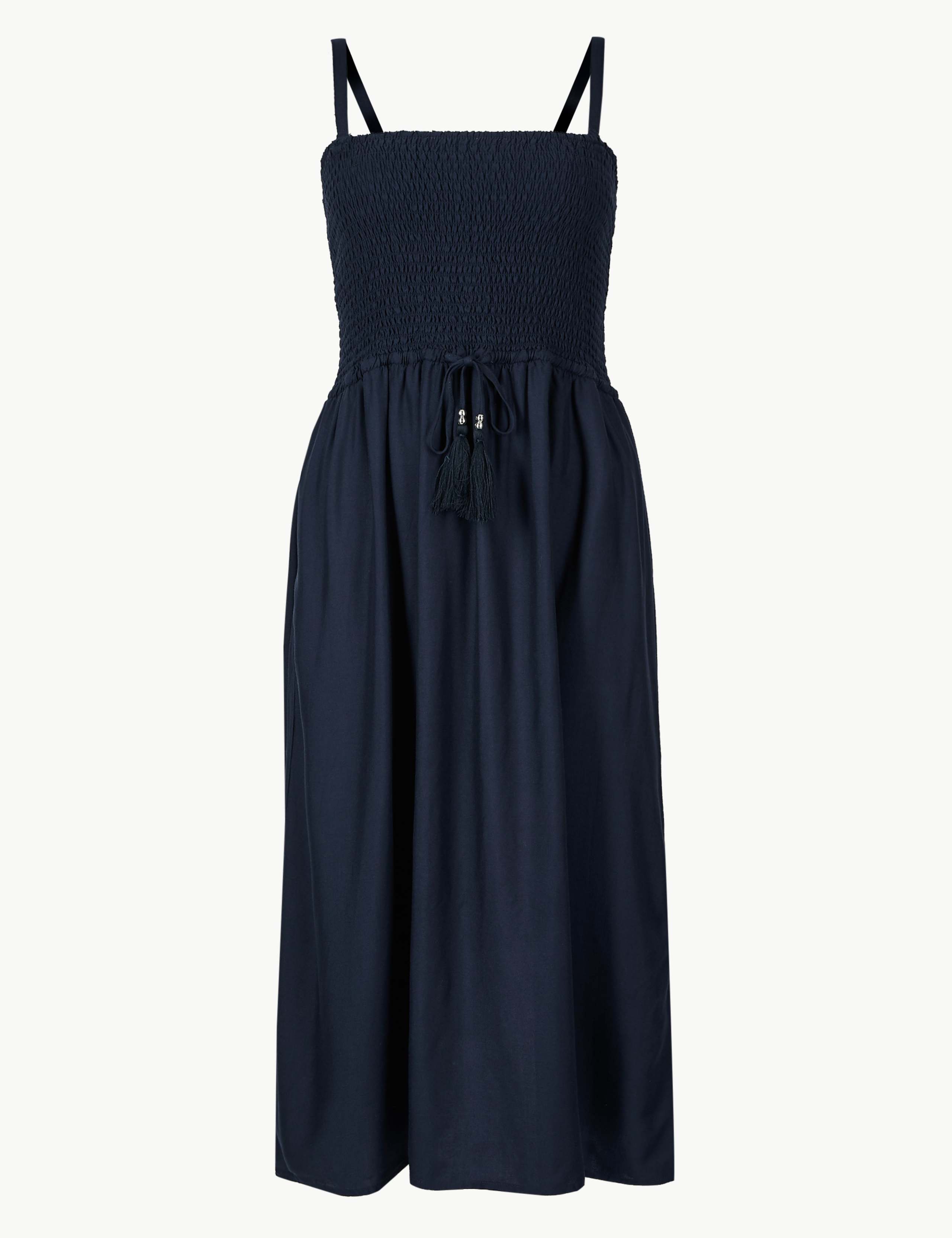Shirred Swing Beach Dress 2 of 4