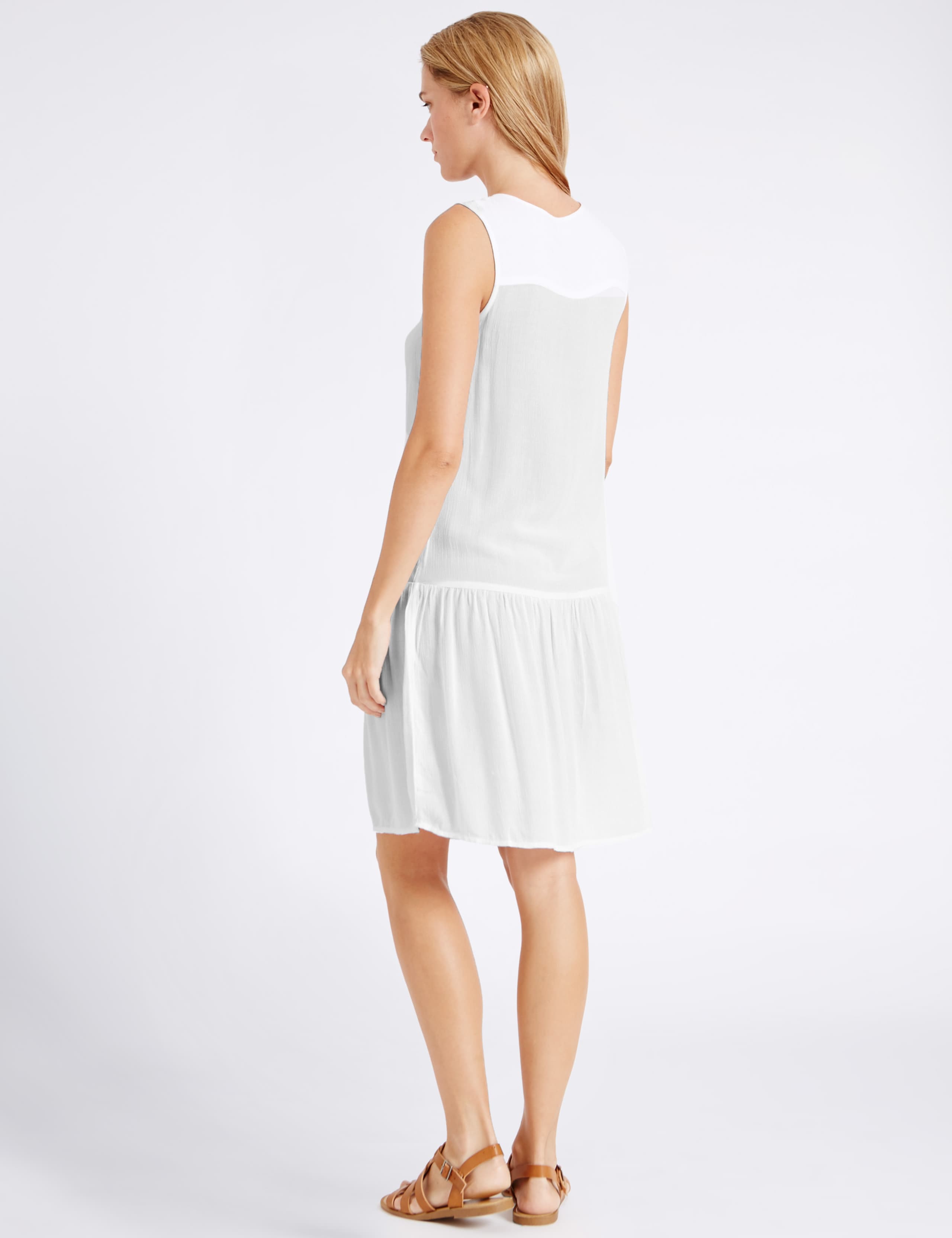 Crinkle Woven Vest Dress 3 of 3