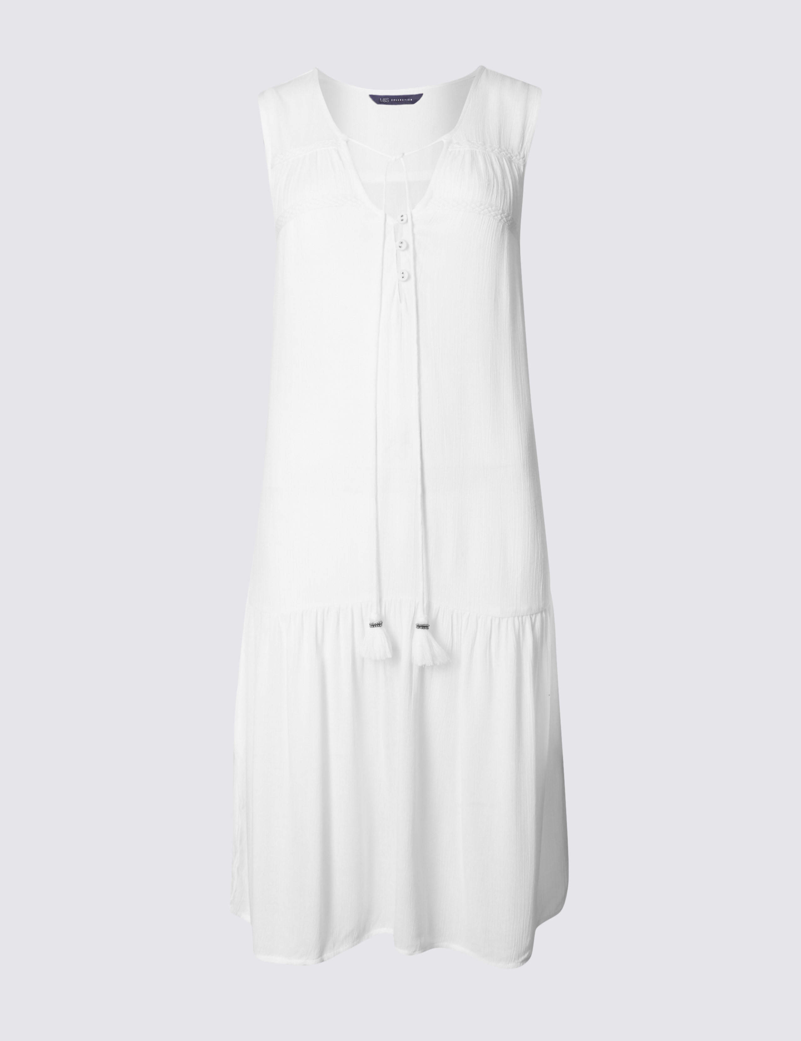 Crinkle Woven Vest Dress 2 of 3