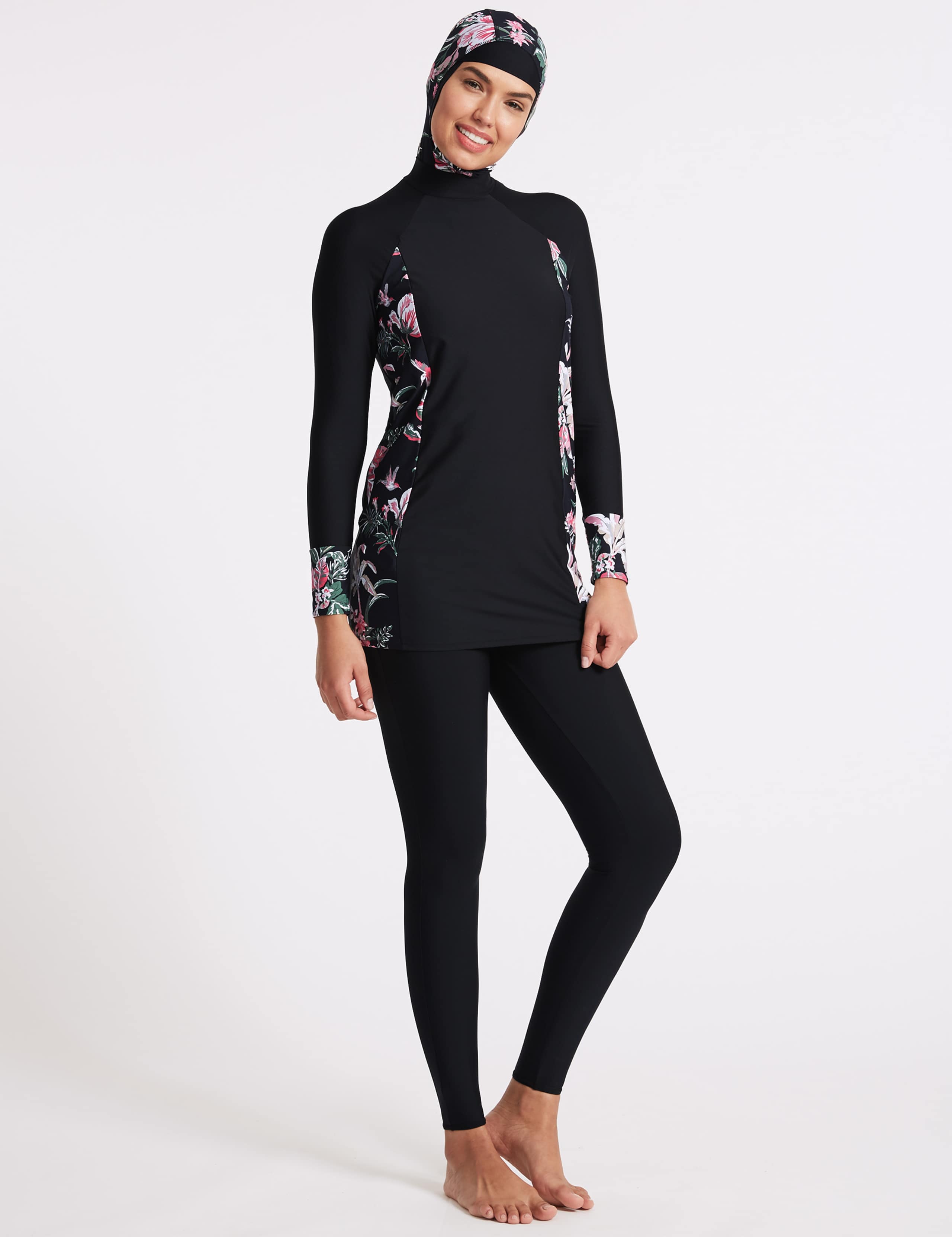 Printed 3 Piece Burkini 1 of 4