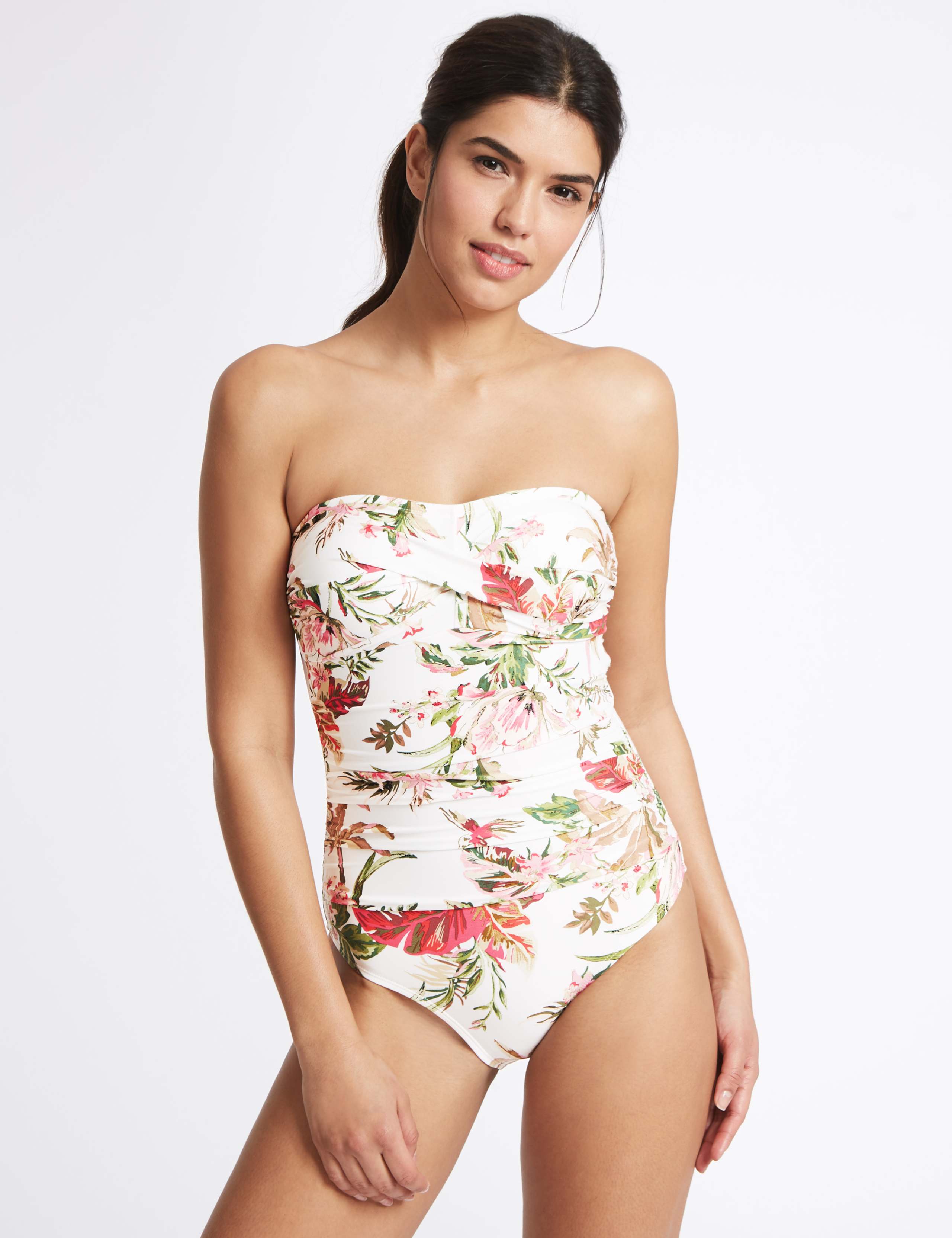 Secret Slimming™ Floral Print Multiway Swimsuit 1 of 4