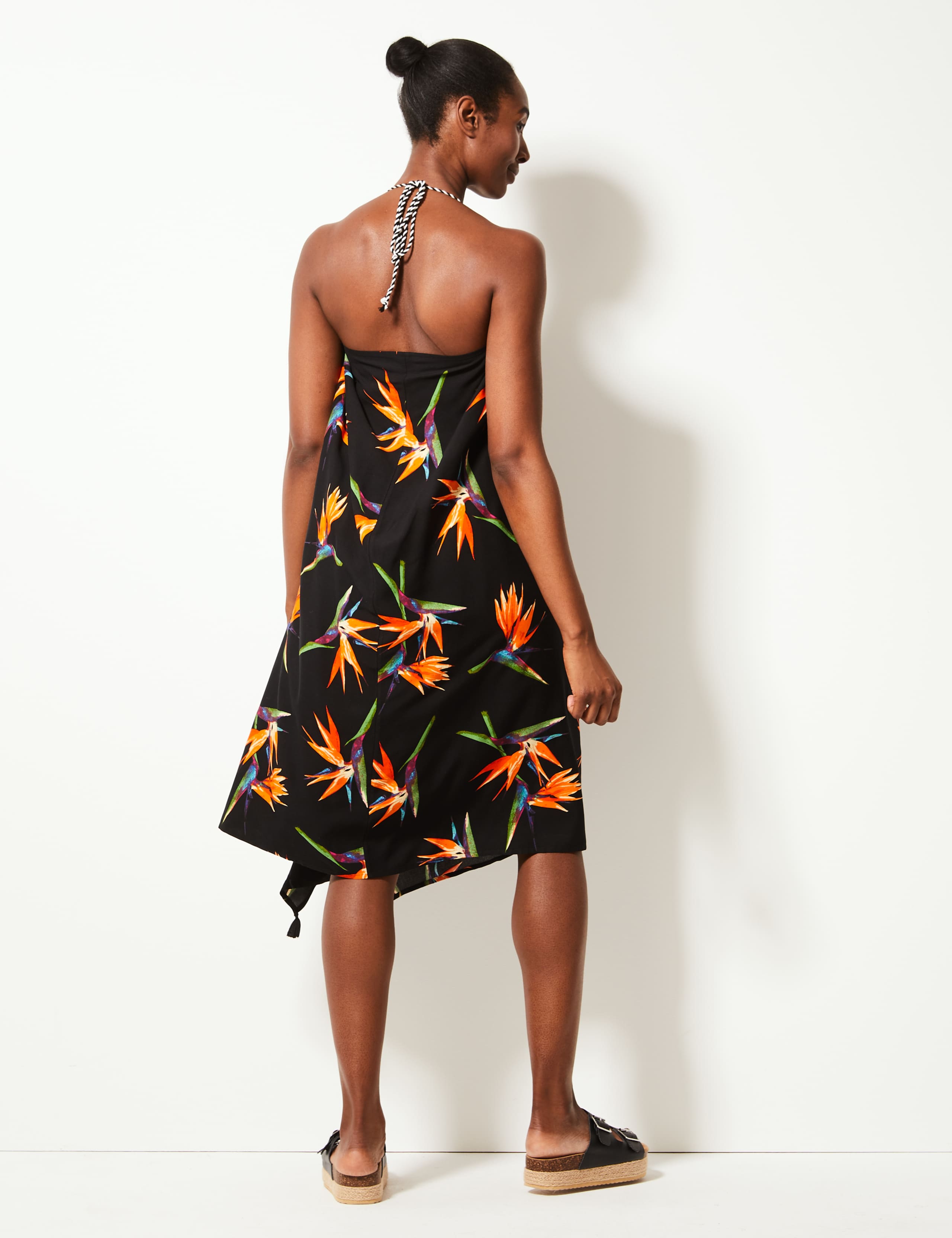 Birds of Paradise Slip Beach Dress 4 of 4