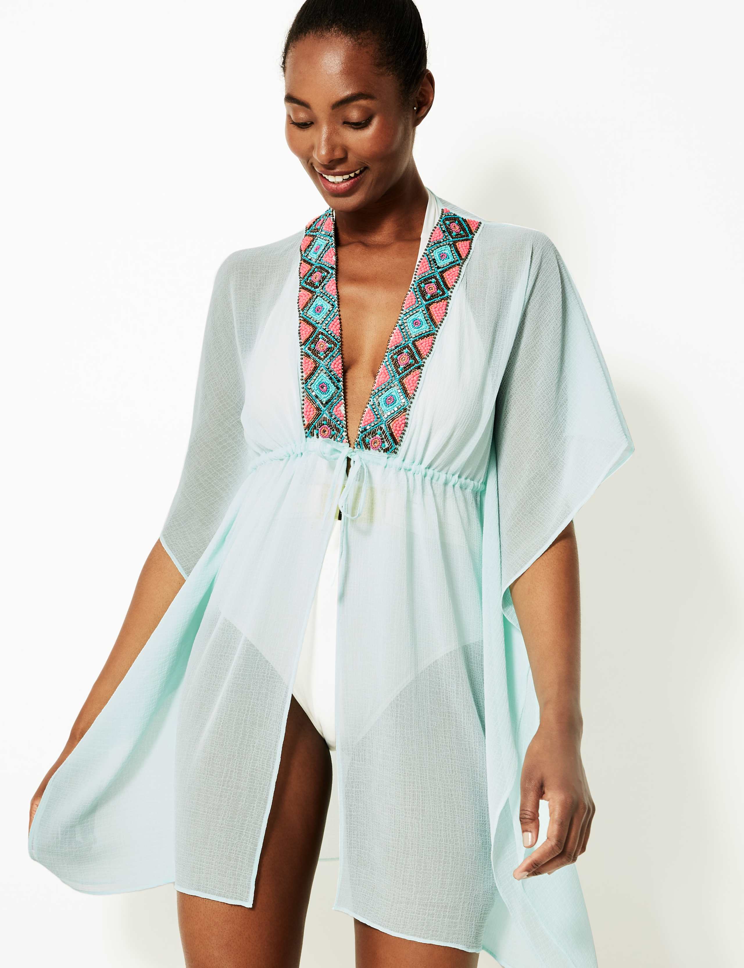 Beaded Beach Kaftan 3 of 4