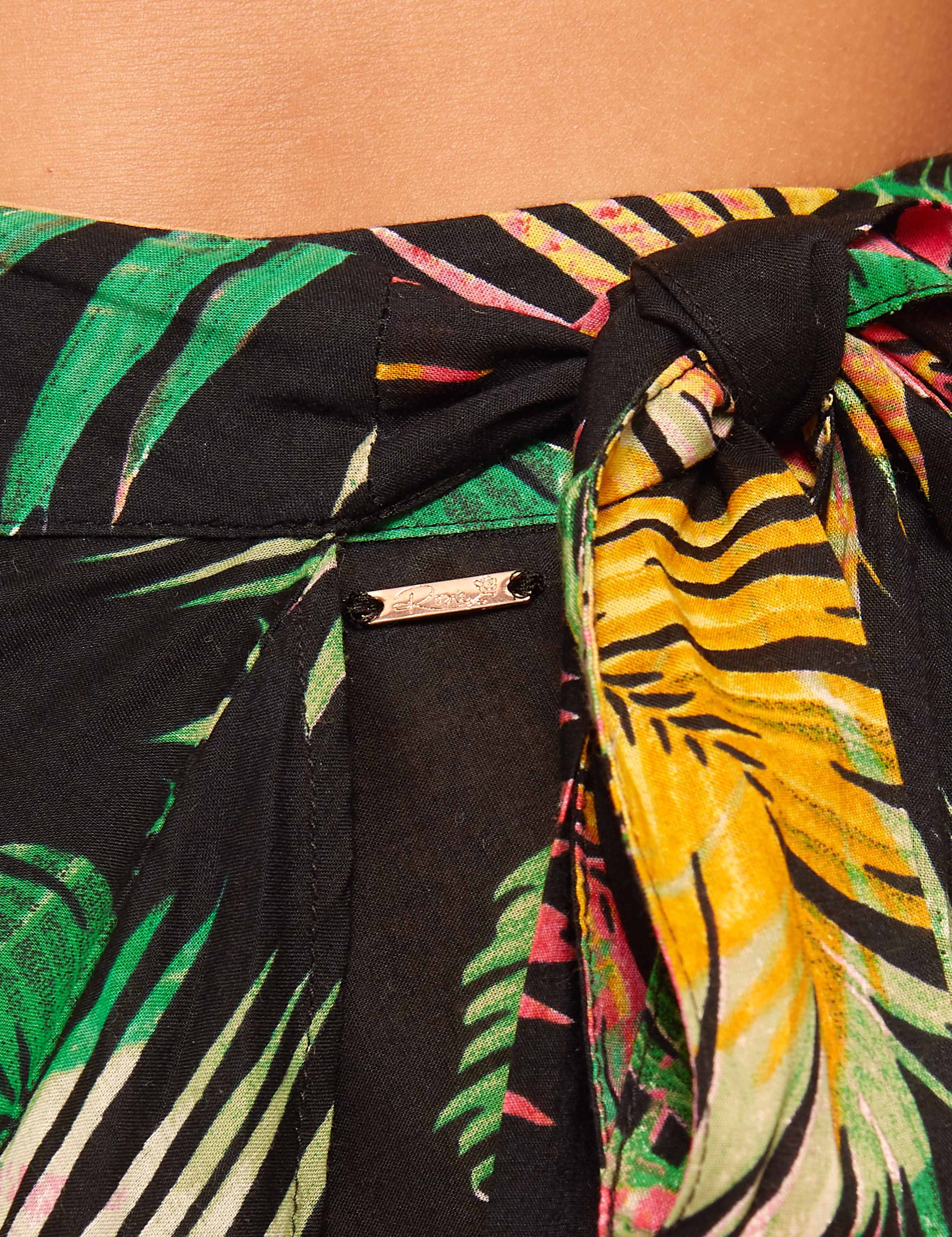 Pure Modal Palm Print Wrap Skirt 5 of 5