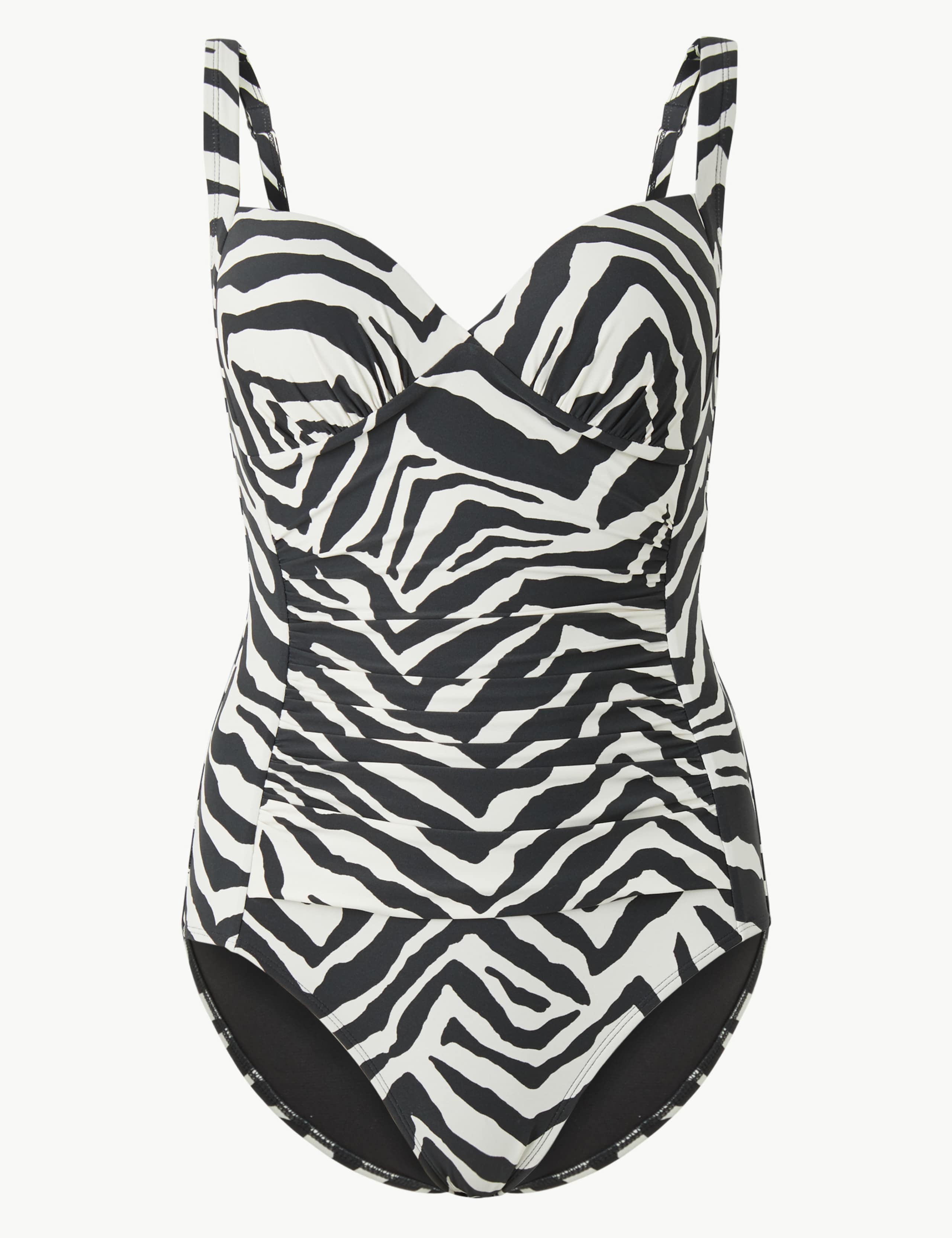 Secret Slimming™ Zebra Print Plunge Swimsuit 2 of 4