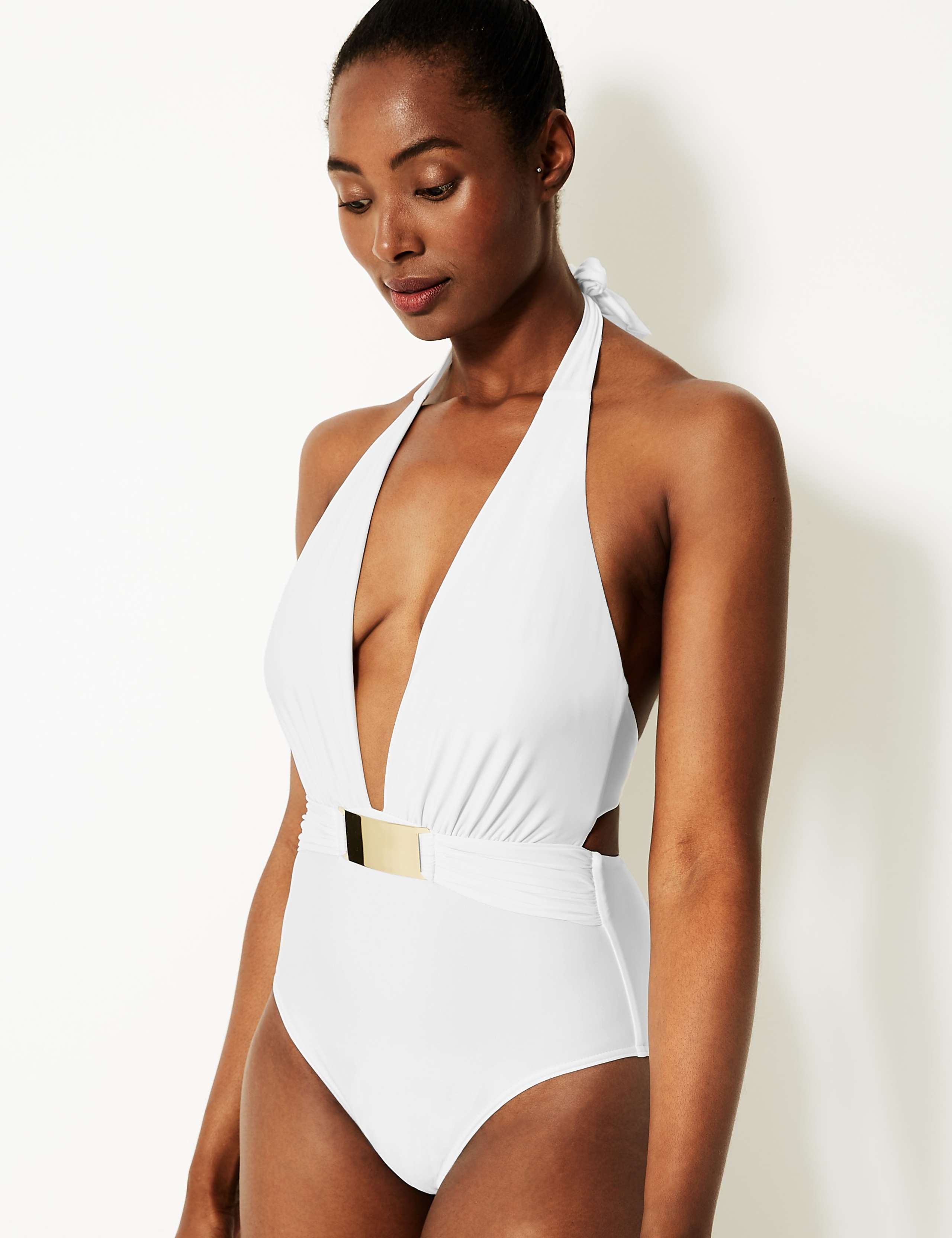 Light Control Padded Plunge Swimsuit 3 of 4