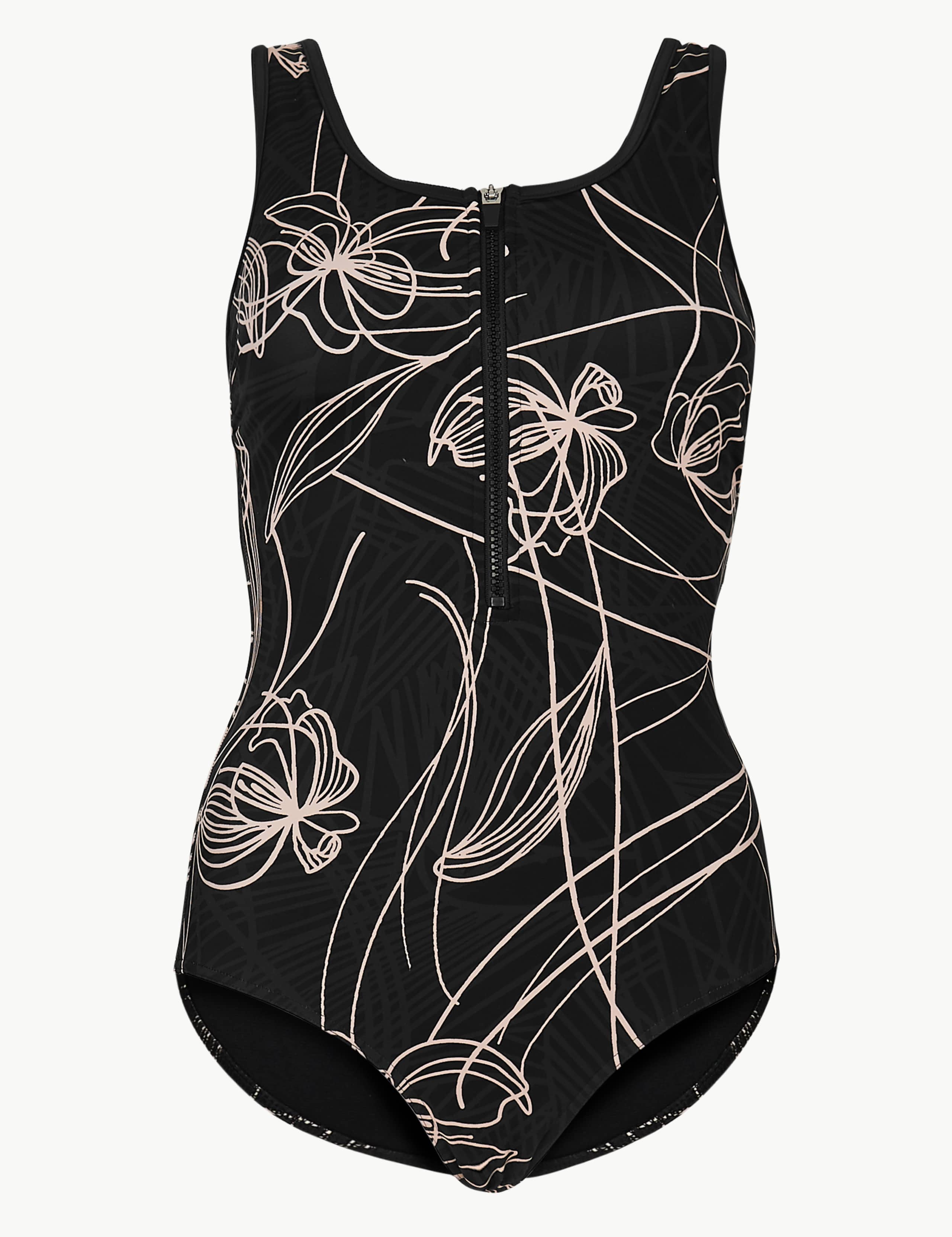 Secret Slimming™ Zip-Up High Neck Swimsuit 2 of 4