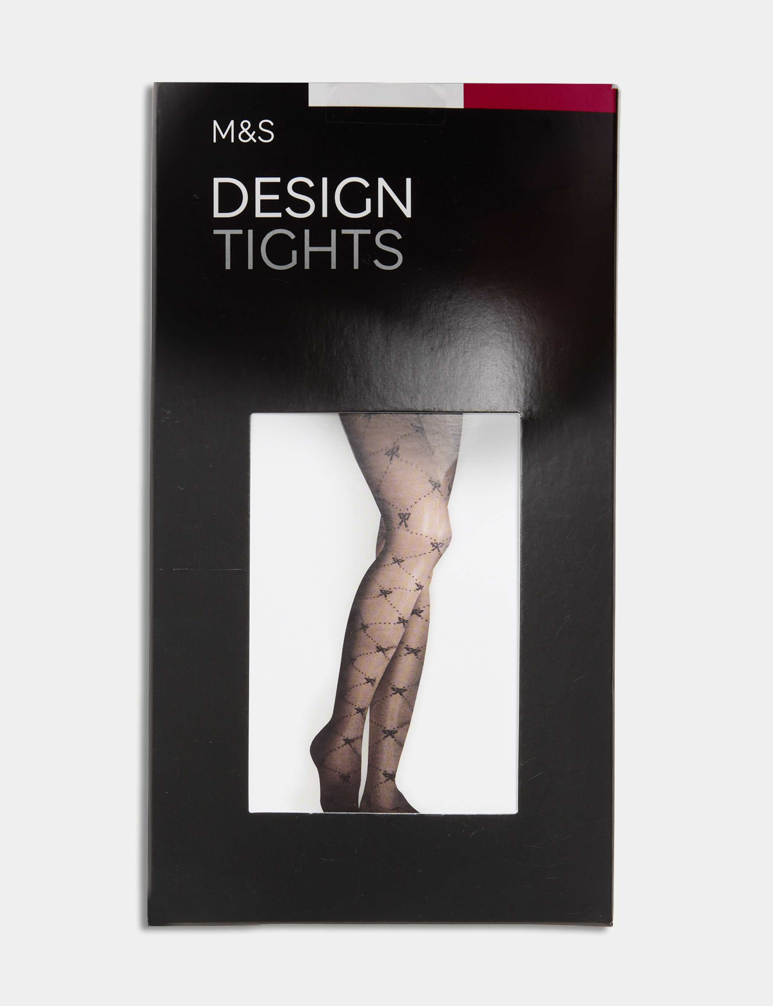 Sheer Bow Diamond Tights 2 of 3