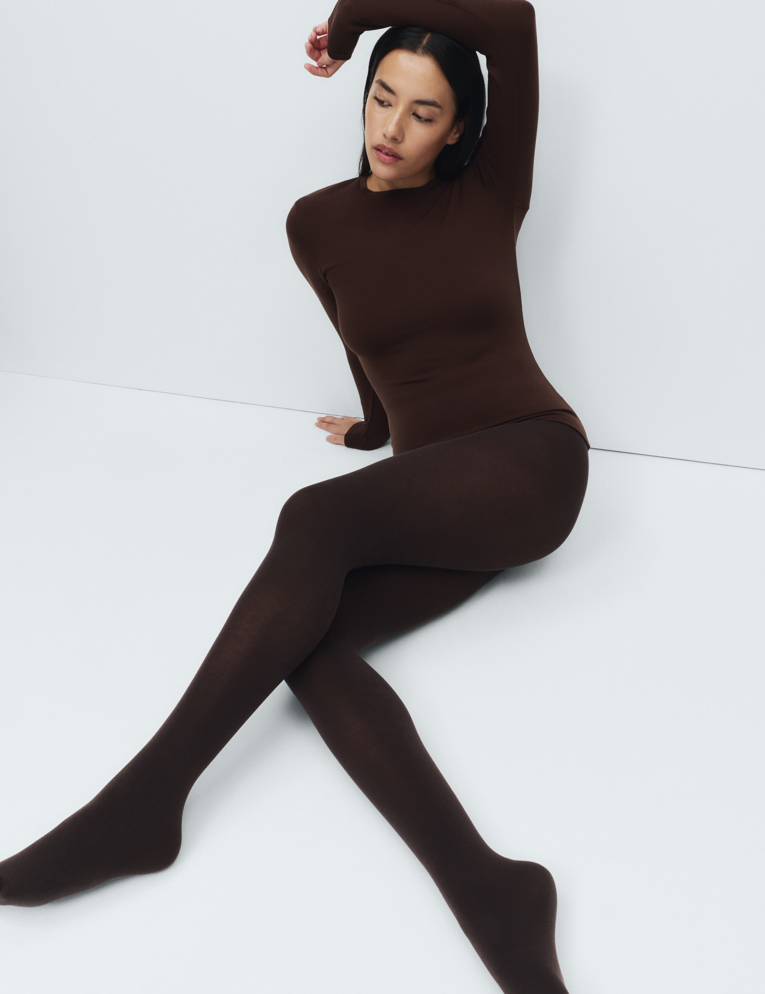 100 Denier Thermal Heatgen™ Opaque Tights 1 of 5