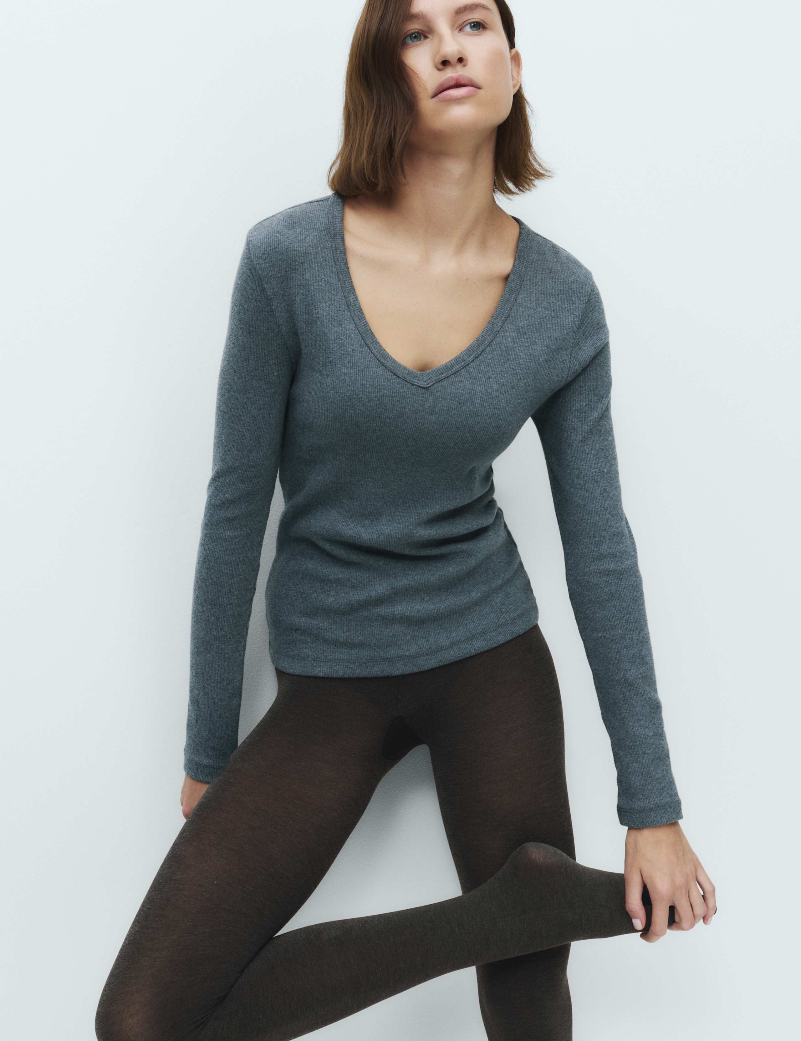 100 Denier Thermal Heatgen™ Opaque Tights 3 of 4