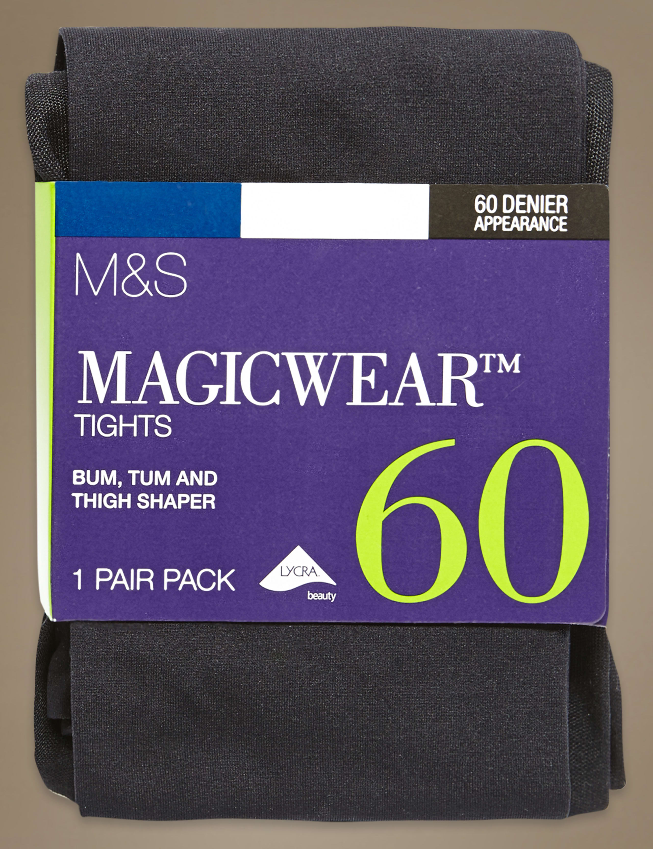 60 Denier Body Sensor™ Magicwear™ Bum, Tum & Thigh Opaque Body Shaper Tights 2 of 3