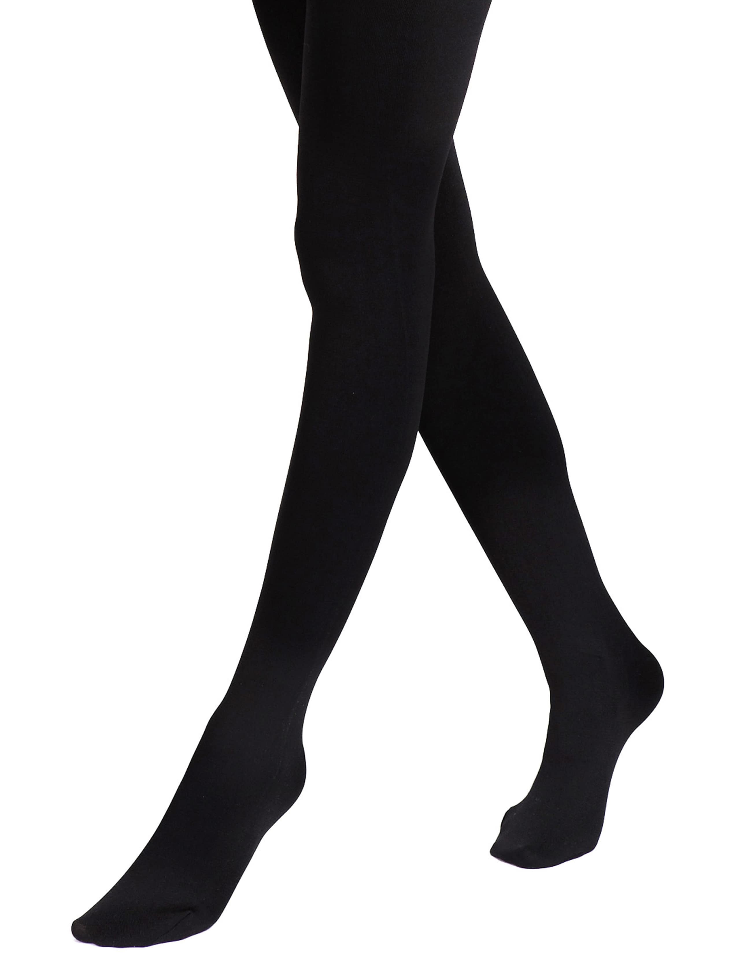 140 Denier Thermal Fleece Opaque Tights 1 of 3