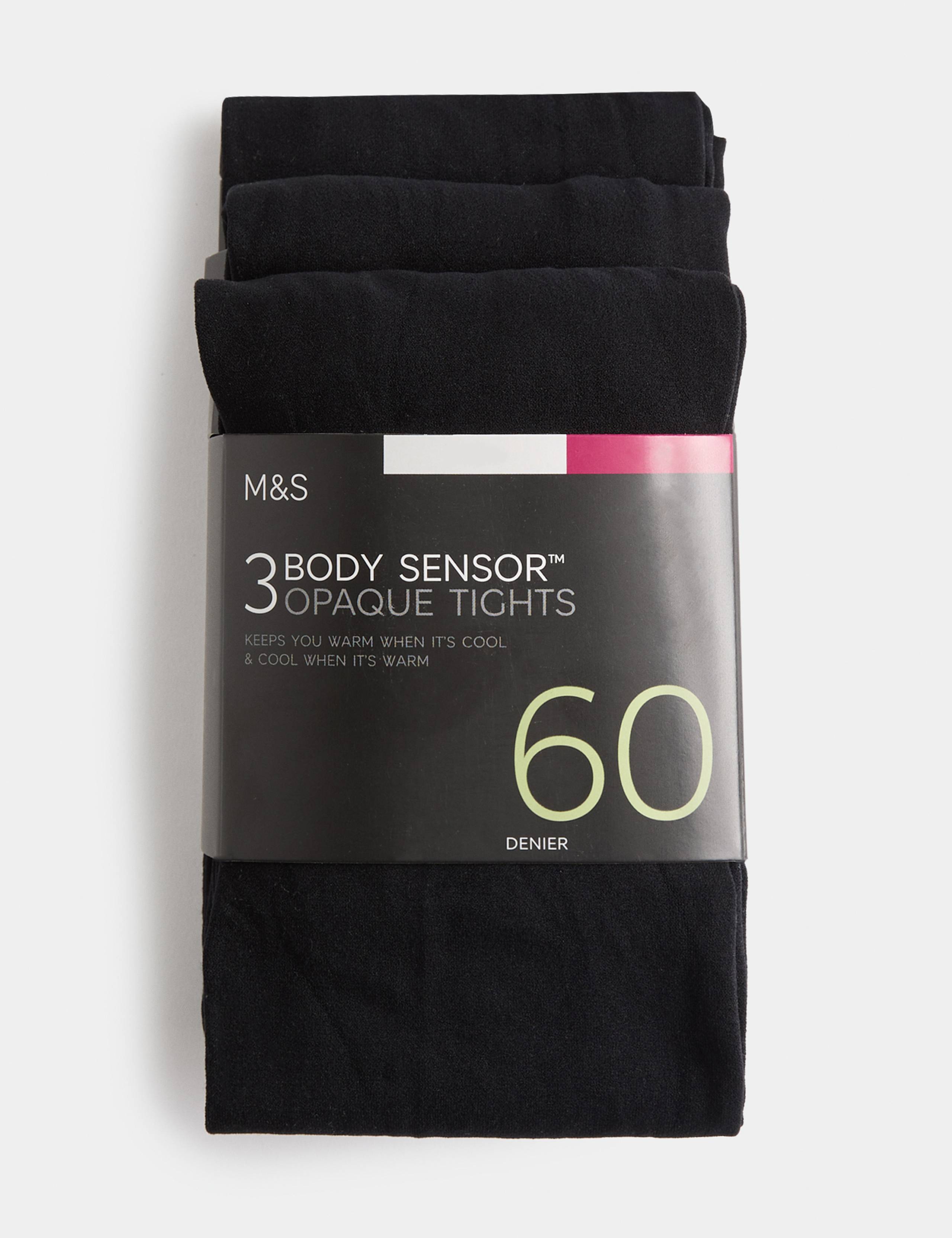 3 Pack 60 Denier Body Sensor™ Tights 2 of 5