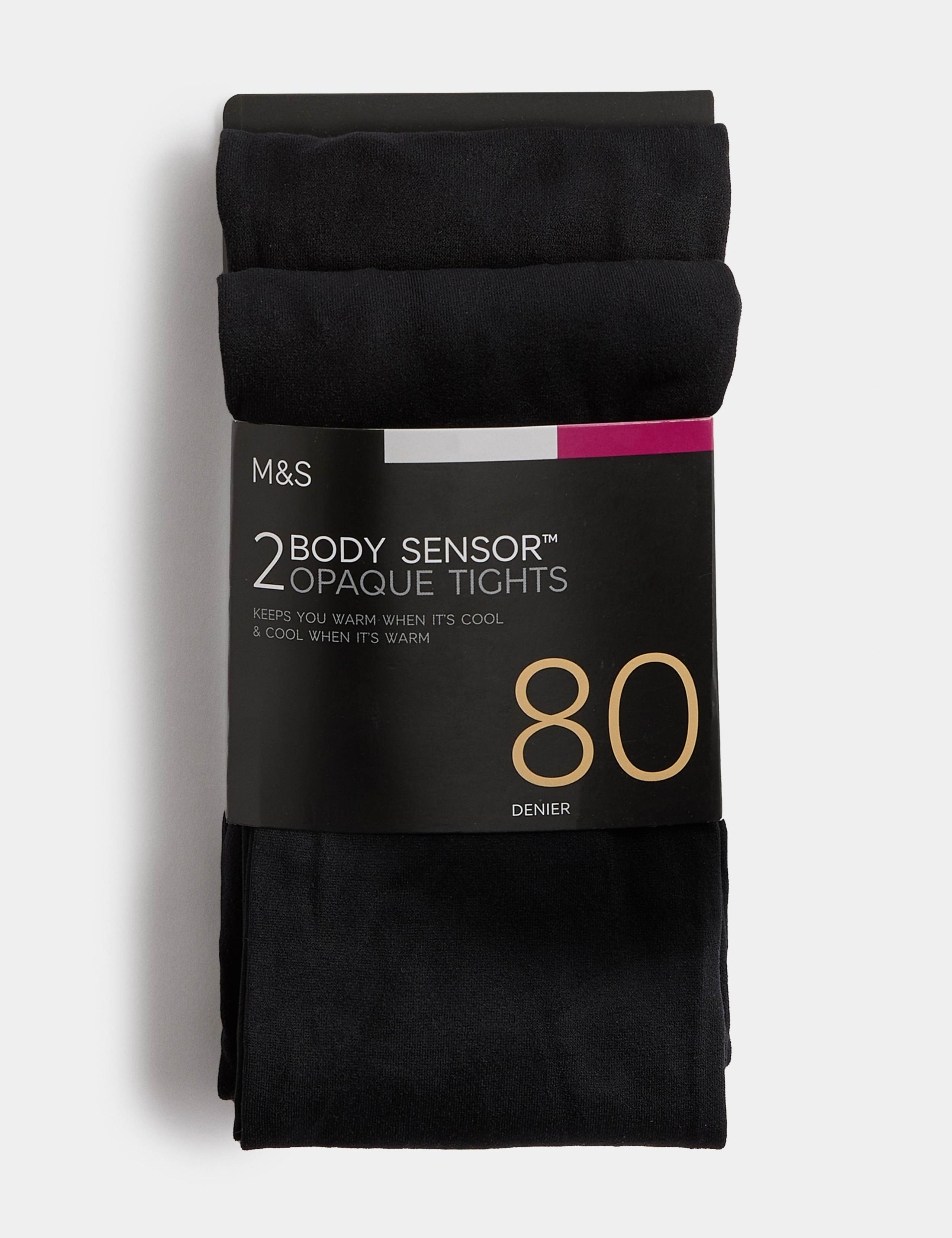 2 Pack 80 Denier Body Sensor™ Tights 2 of 6