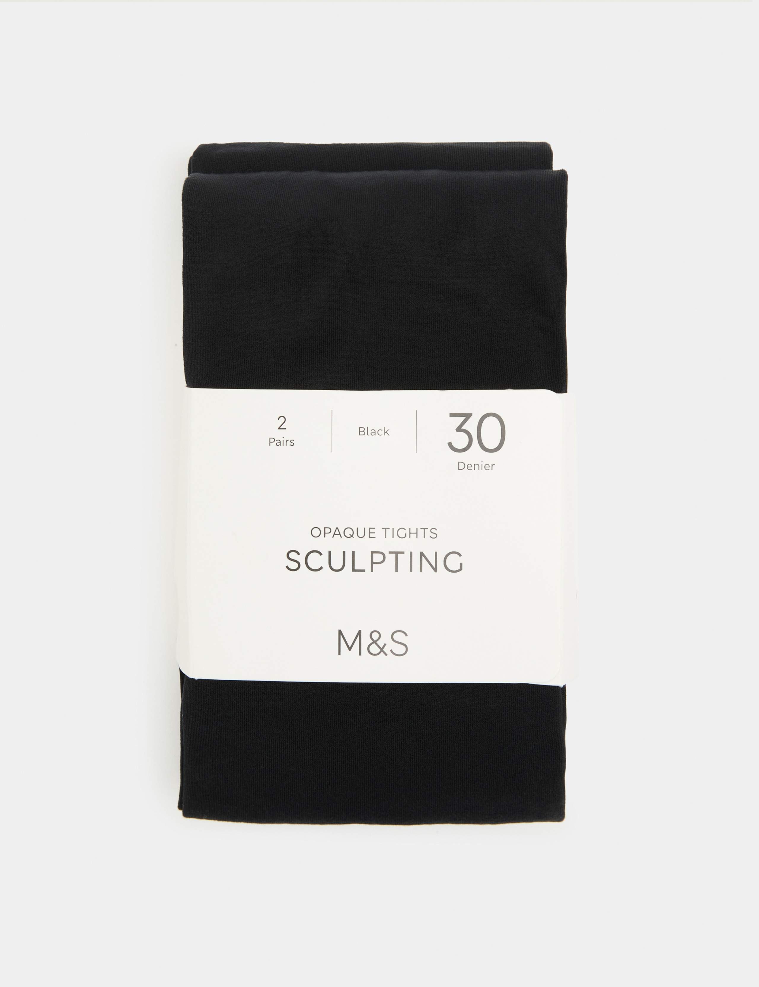 2pk Magic 30 Denier Firm Control Shaping Tights 2 of 4