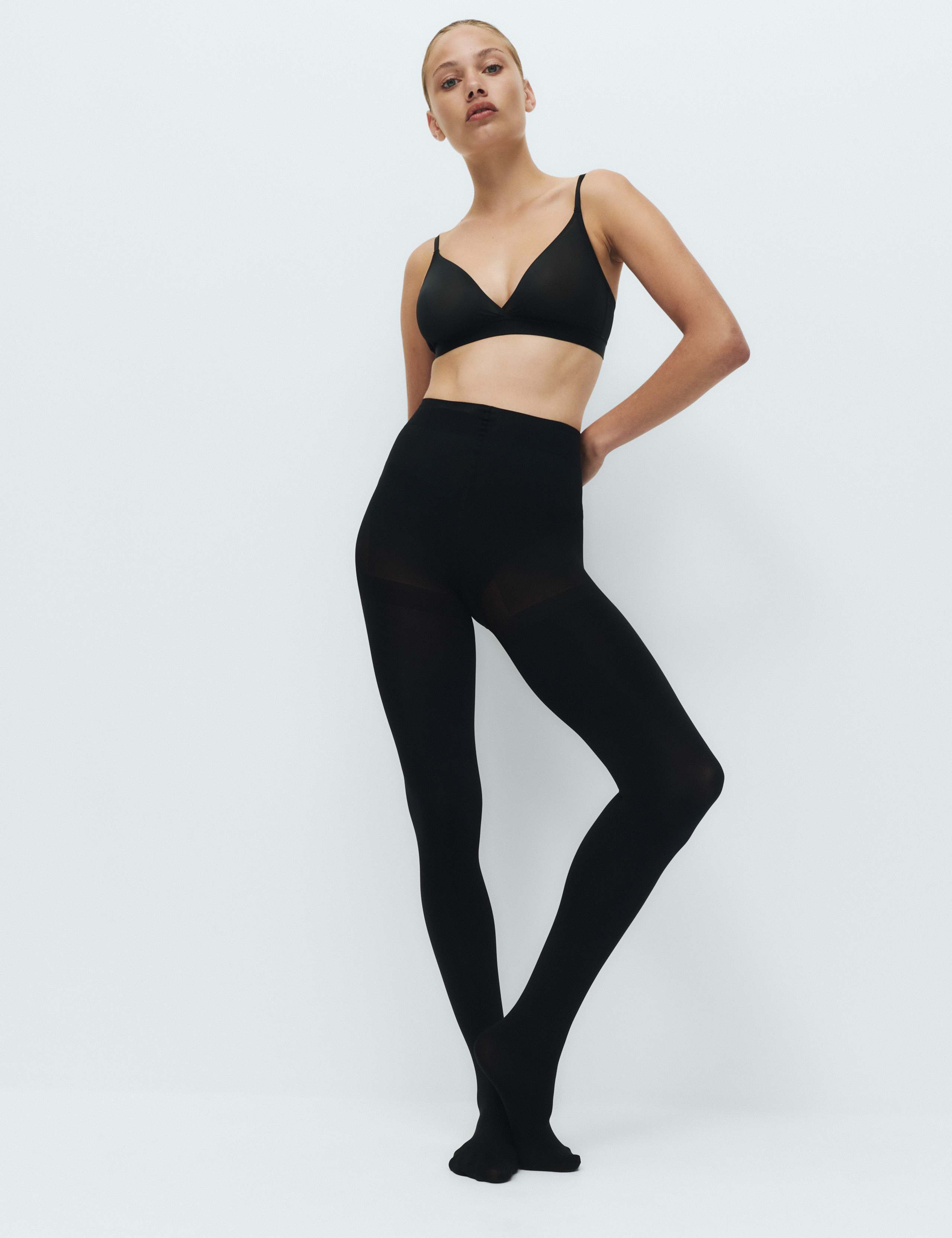 2 Pack 100 Denier Magicwear™ Opaque Tights 1 of 5