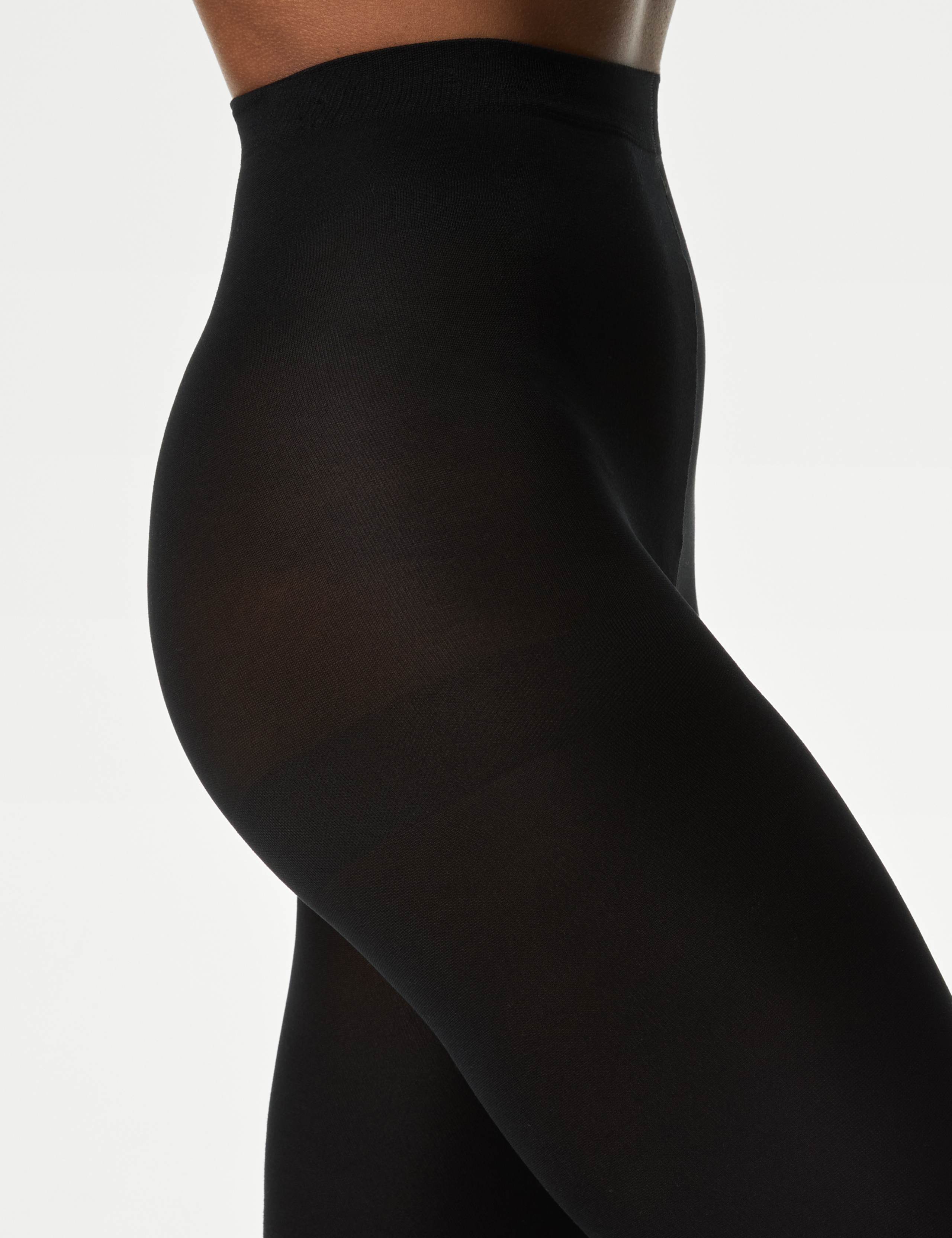 3pk 80 Denier Supersoft Opaque Tights 3 of 4