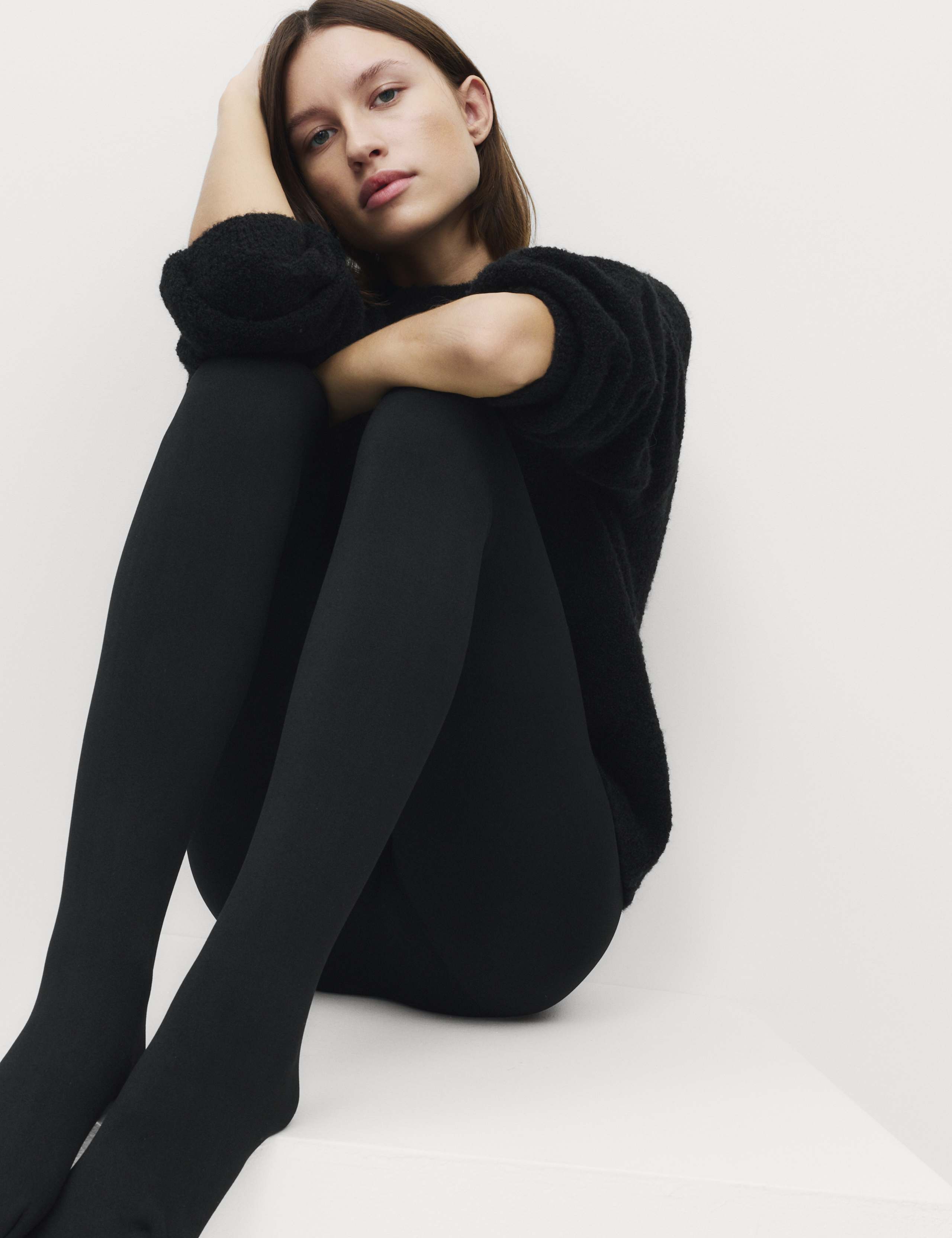 250 Denier Velour Lined Tights 4 of 5