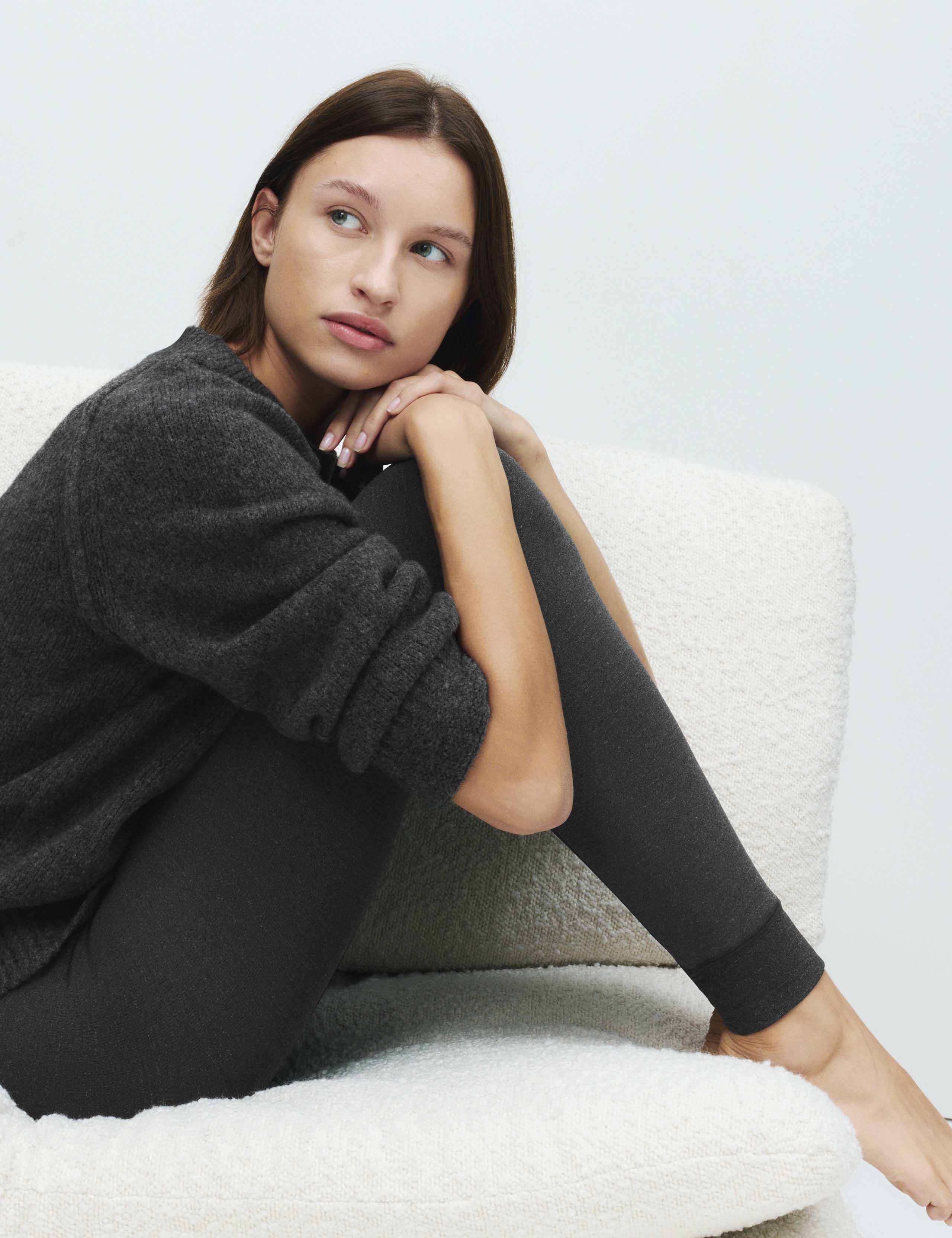 250 Denier Velour Lined Footless Tights 4 of 6