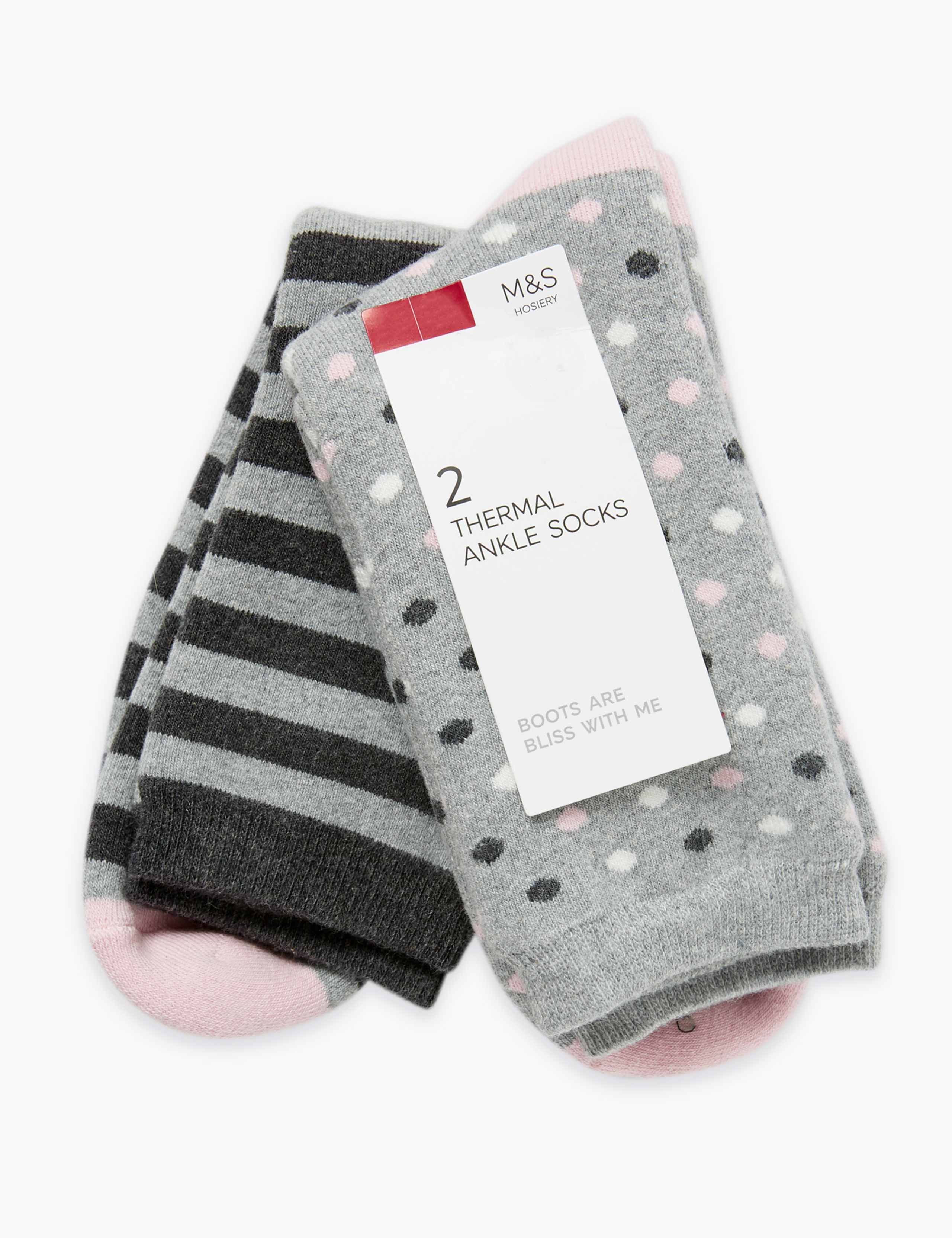 2 Pack Thermal Socks 1 of 2