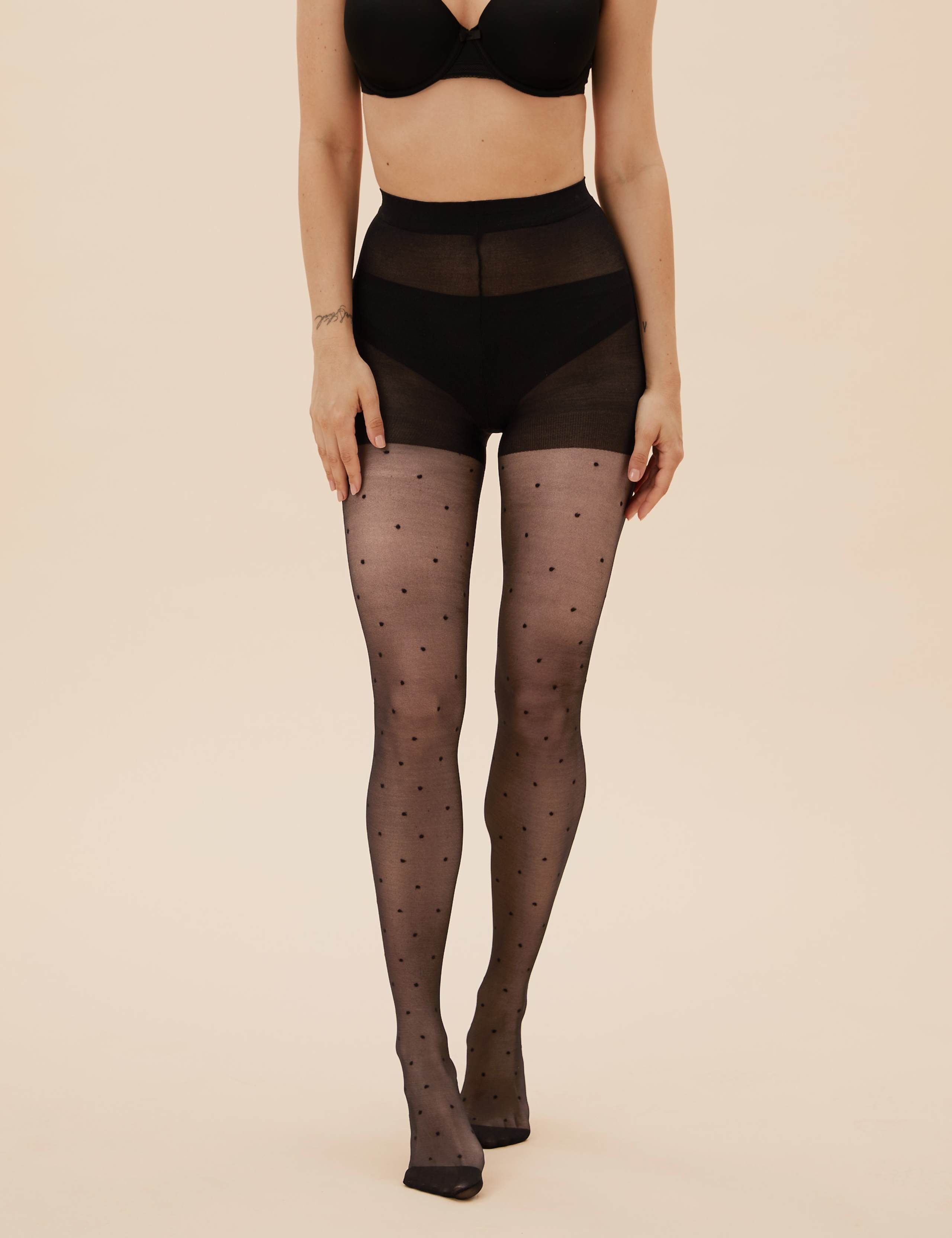 Sheer Spotted Tights 2 of 5