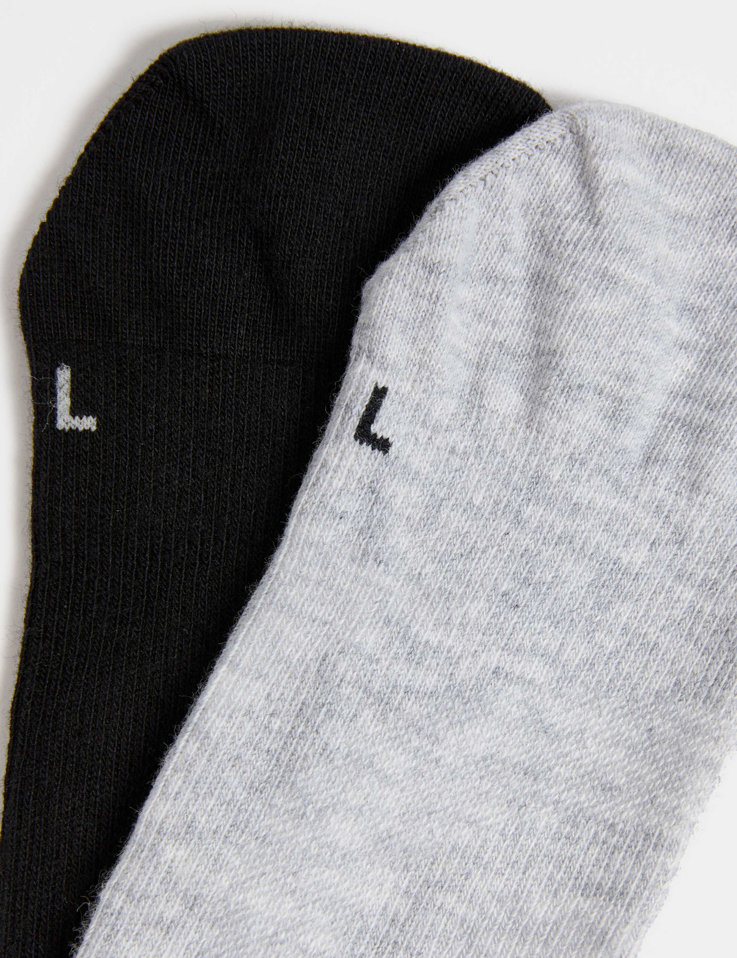 2pk Cotton Blend Pilates Socks 3 of 3