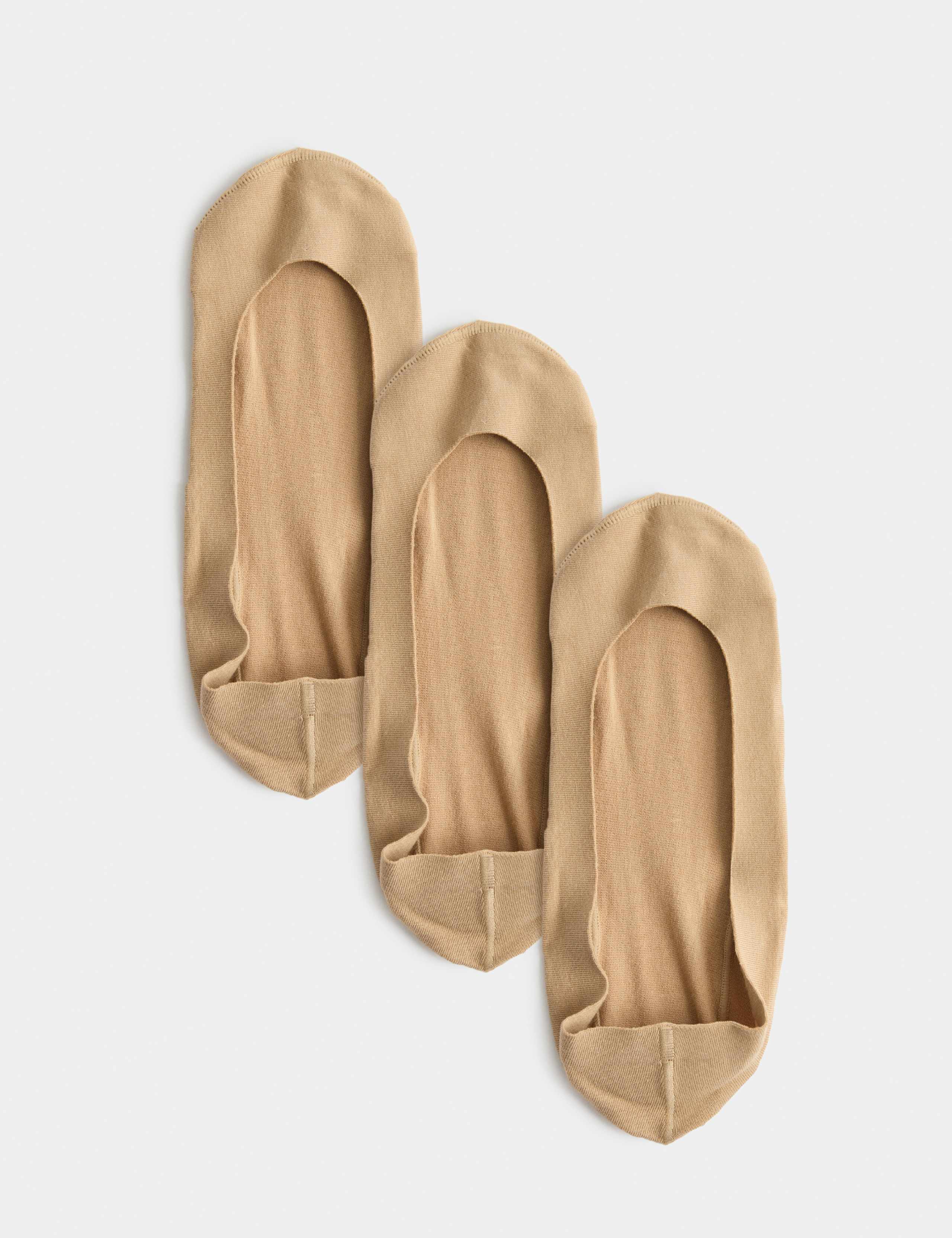 3pk Cotton Rich Low Cut Footsies 2 of 3