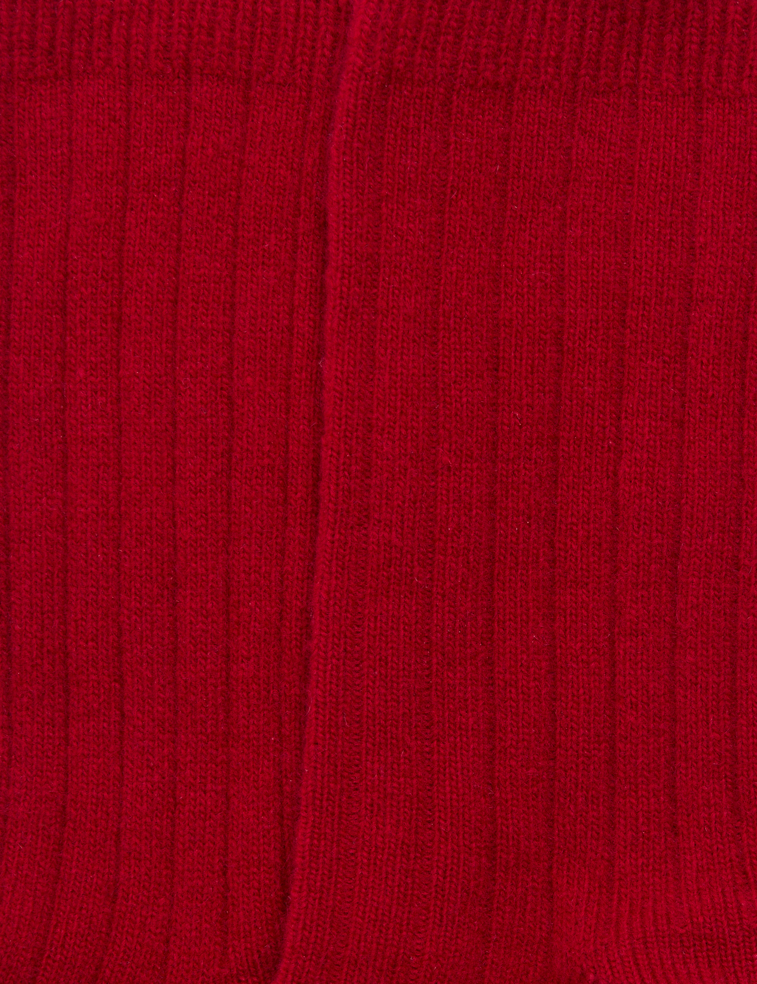 Cashmere Blend Ribbed Ankle High Socks 2 of 2