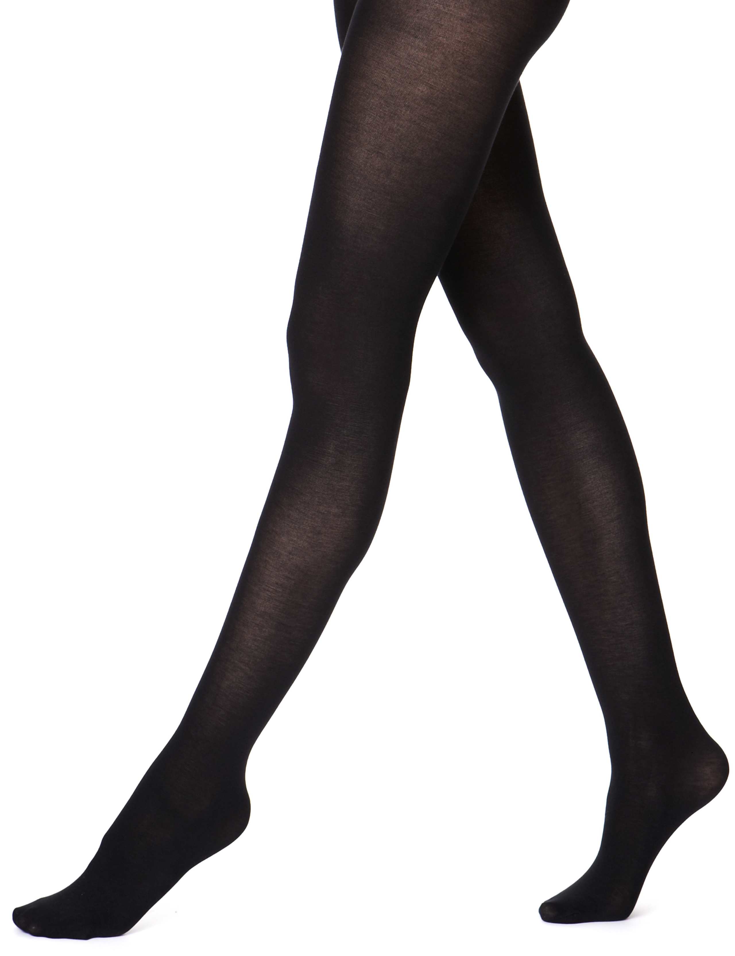 100 Denier Cotton Cashmere Opaque Tights 1 of 3