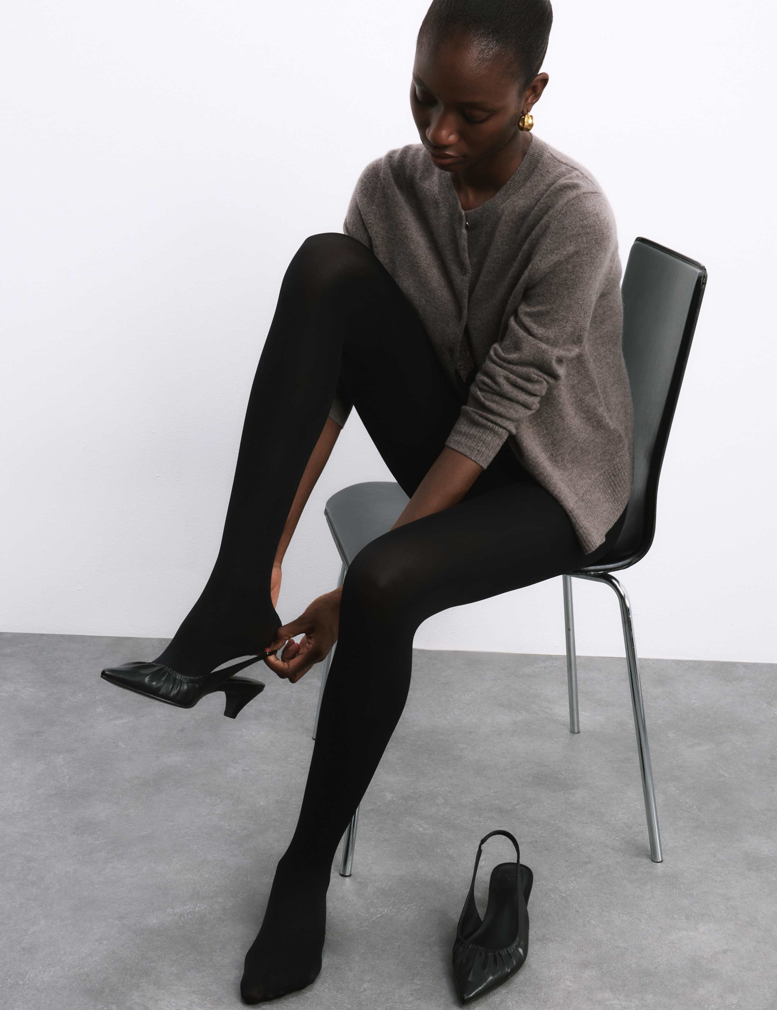 60 Denier Velvet Touch Luxe Tights 4 of 5