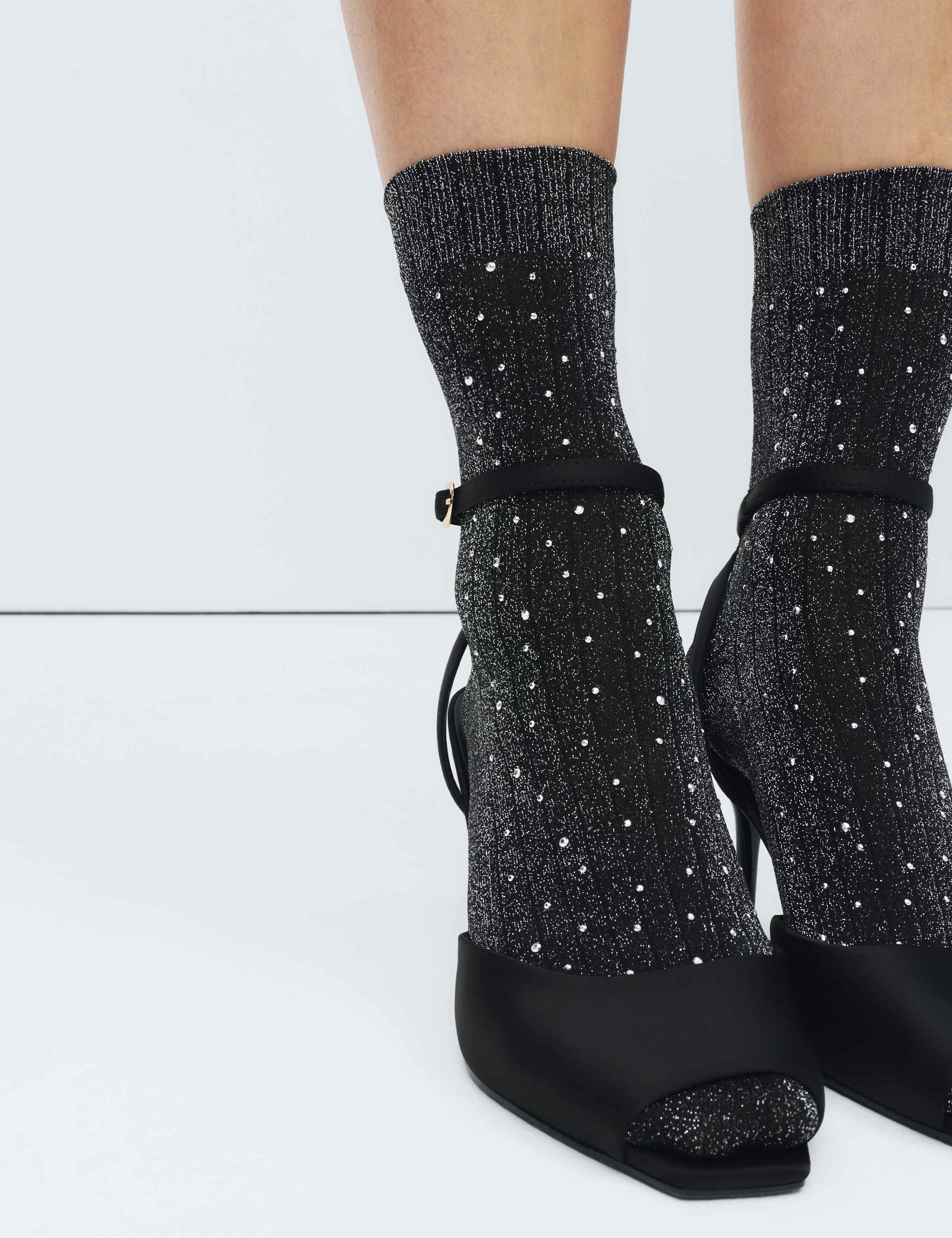 Glitter Embellished Crew Socks 3 of 4