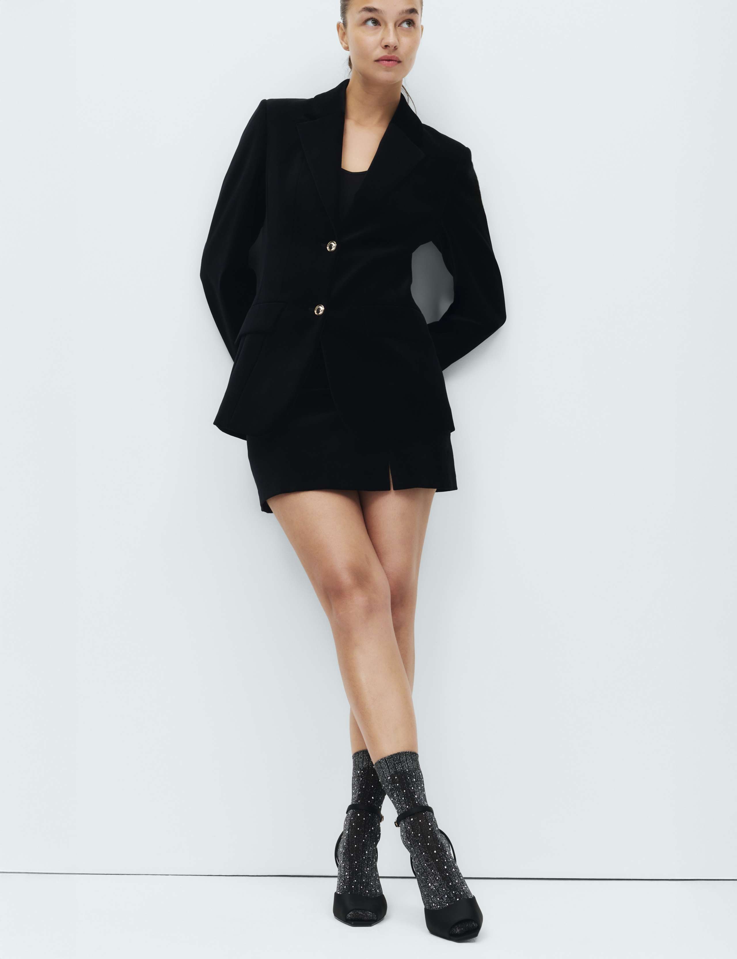 Glitter Embellished Crew Socks 4 of 4