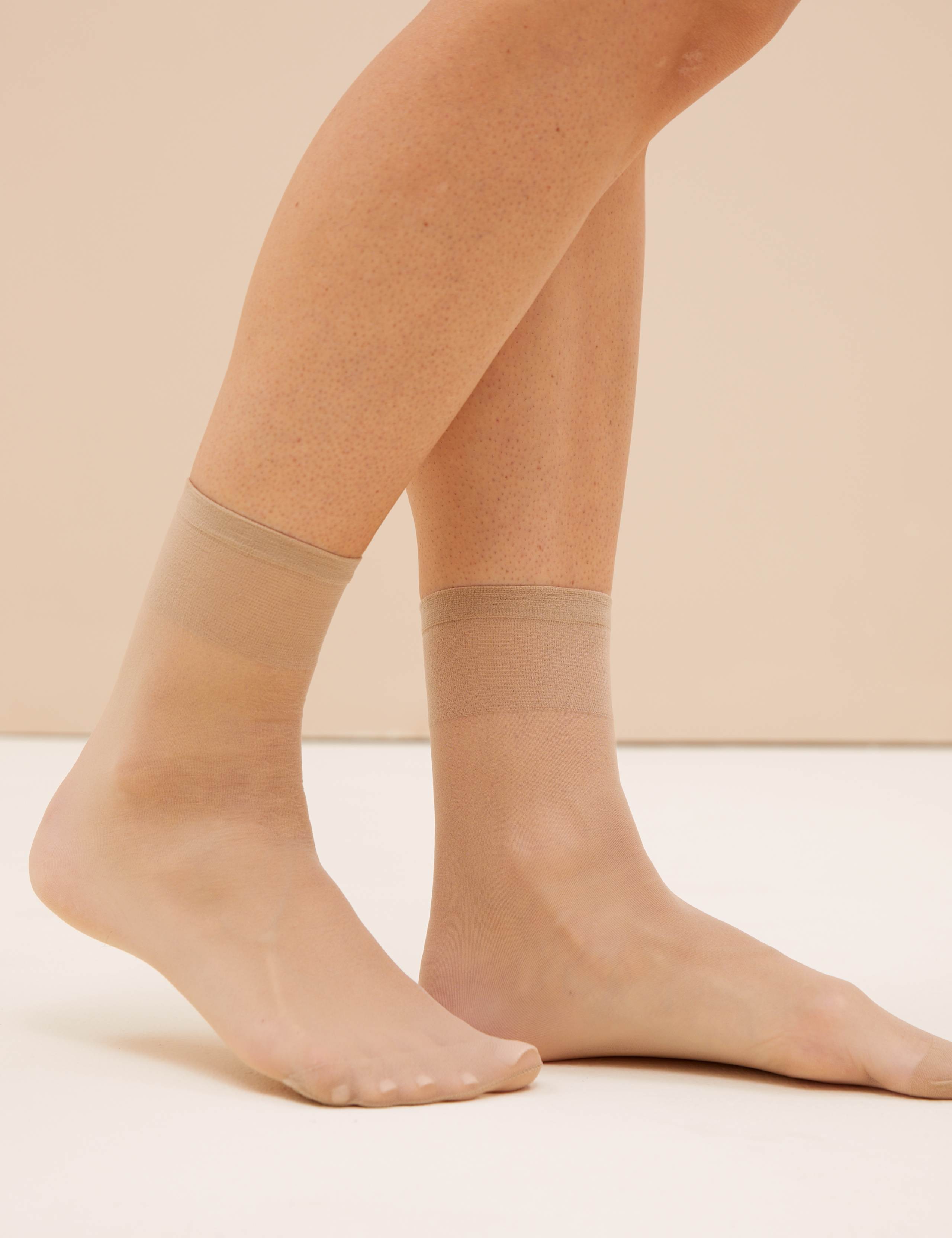5pk 15 Denier Matt Ankle Highs 2 of 3