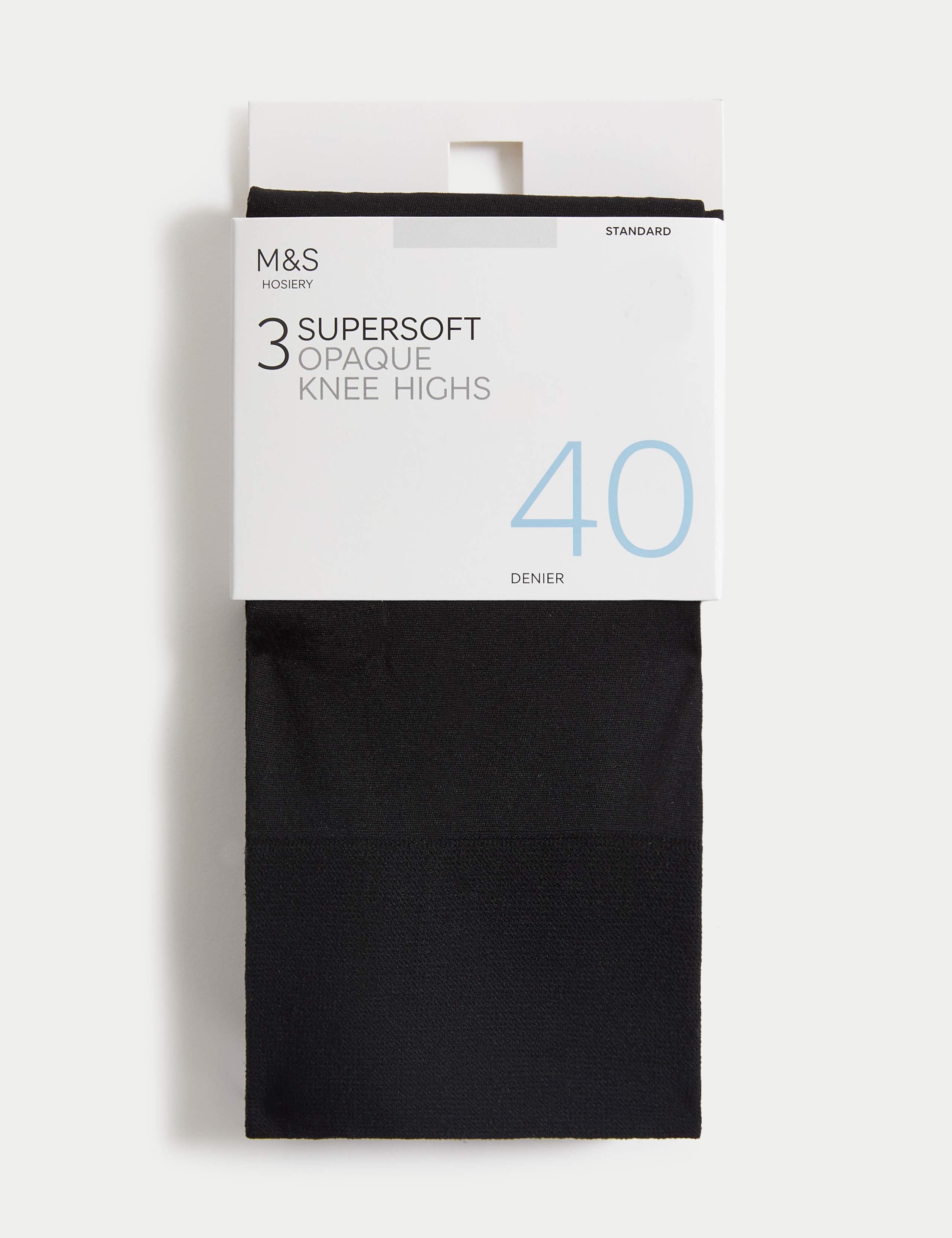 3pk Opaque Knee Highs 1 of 2