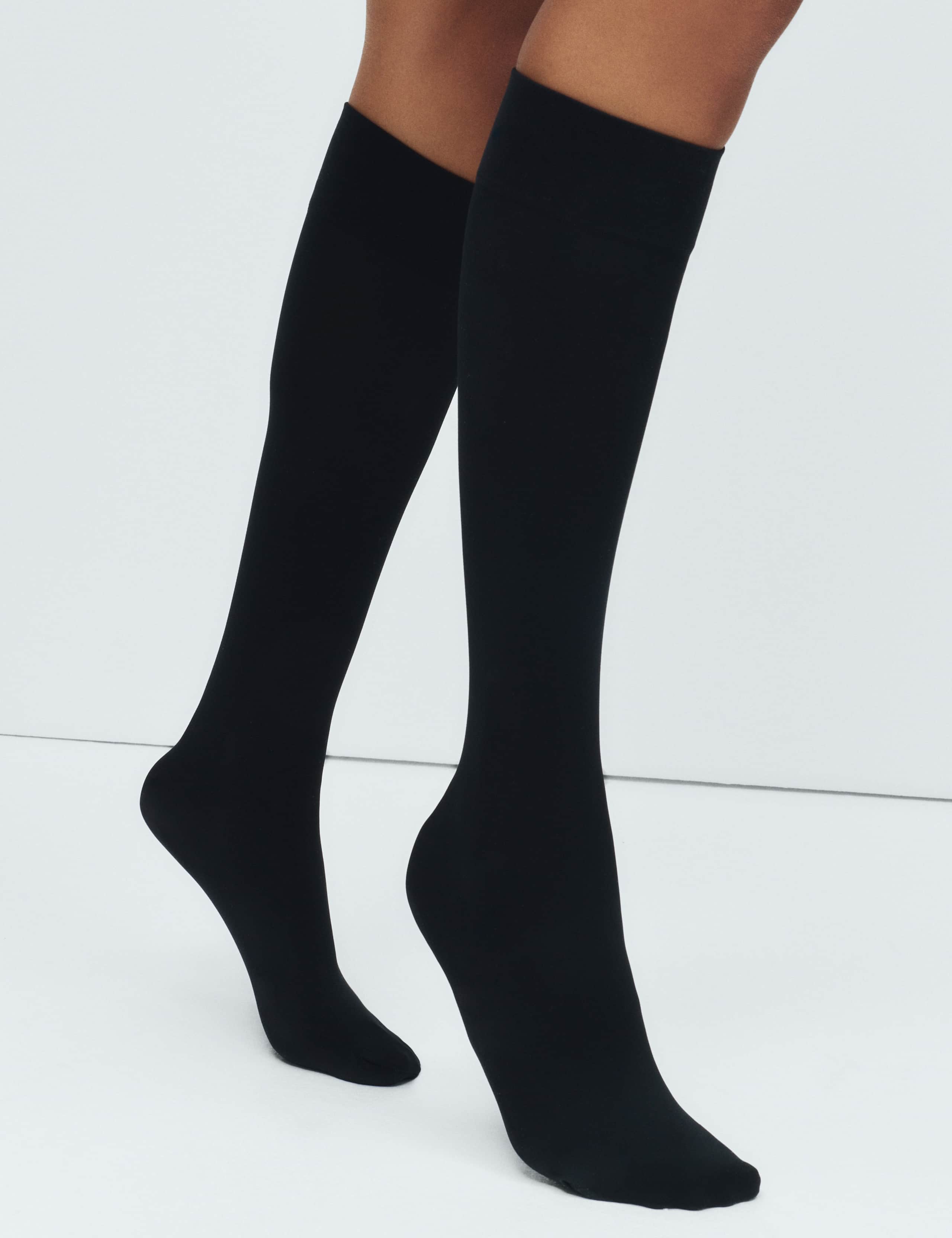 3pk 60 Denier Body Sensor™ Matt Knee Highs 3 of 4