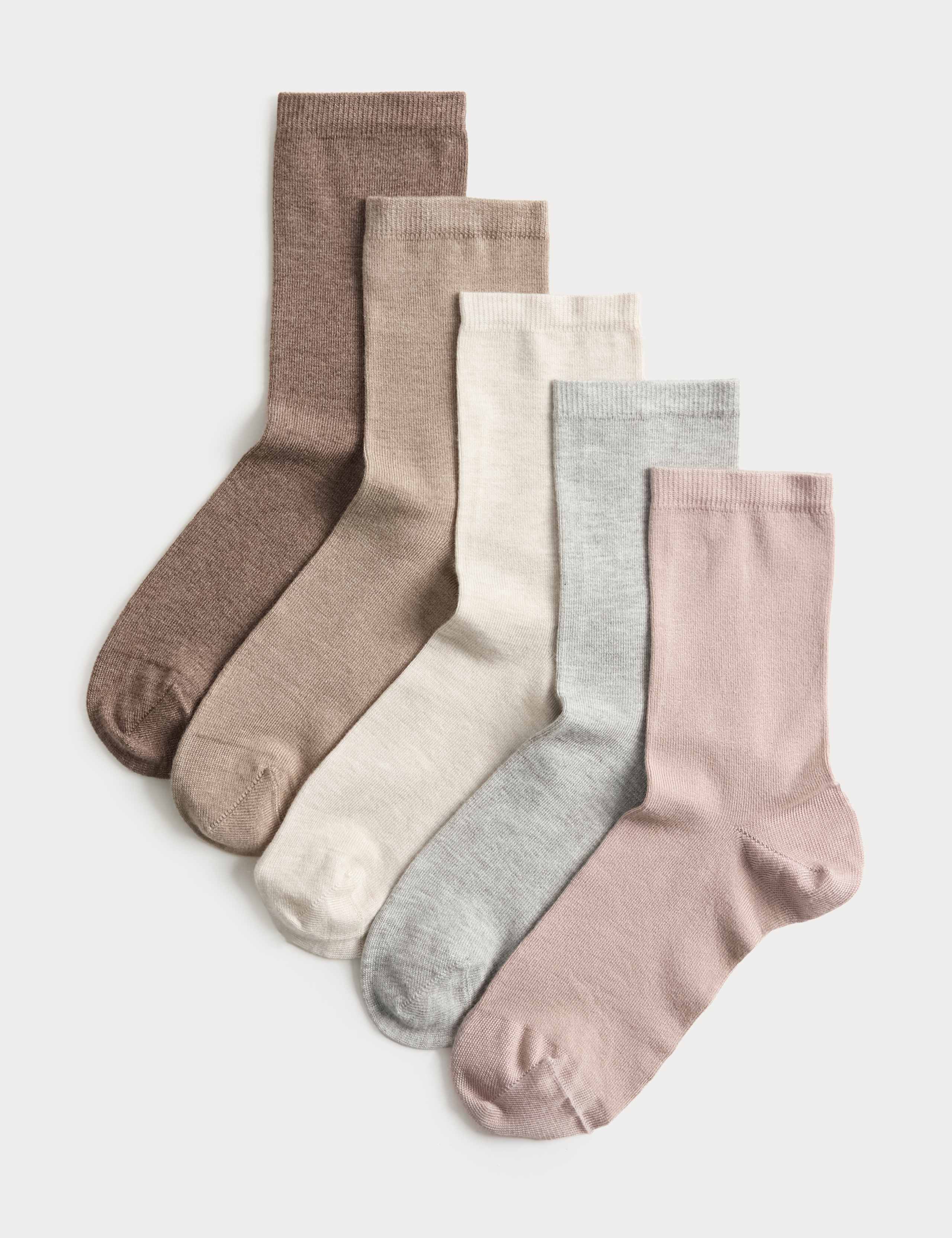 5 Pack Supersoft Ankle High Socks 1 of 1